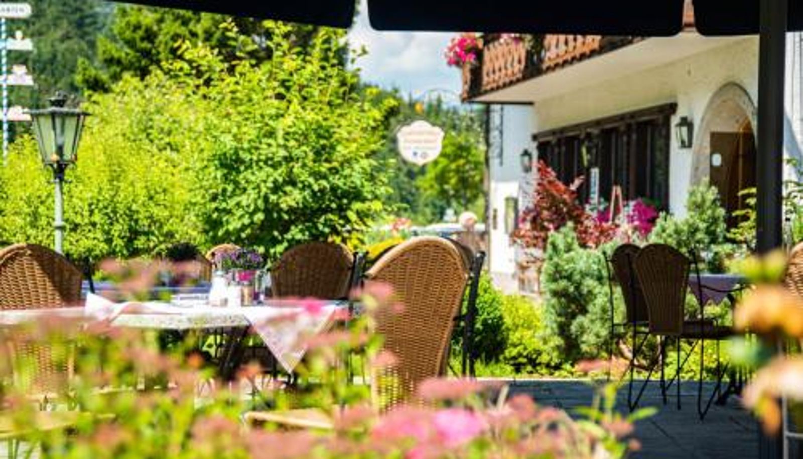 Ontbijtzaal in het restaurant - Landgasthof Sonnenhof