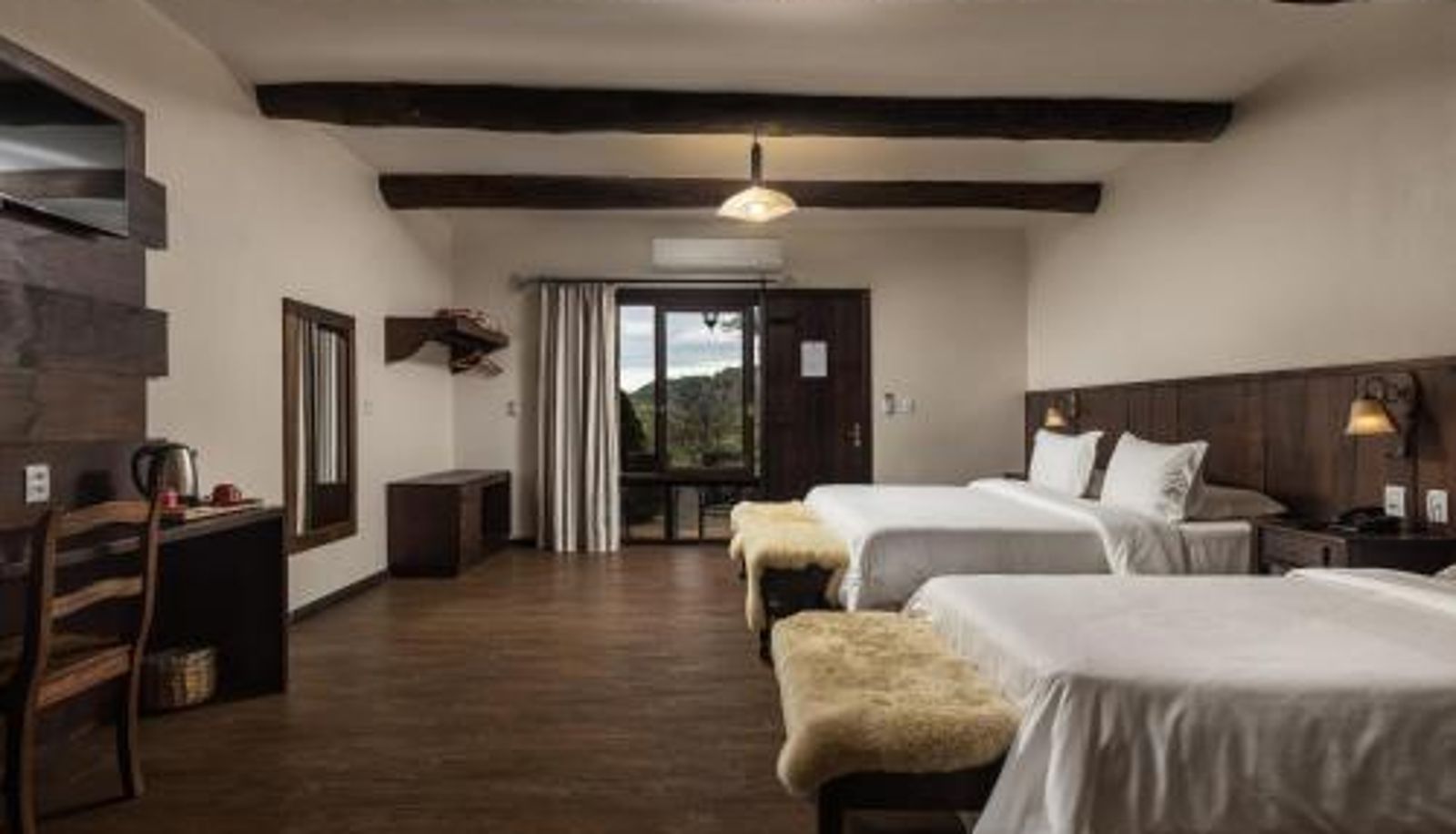 Dreibettzimmer - Estribo Hotel Estancia