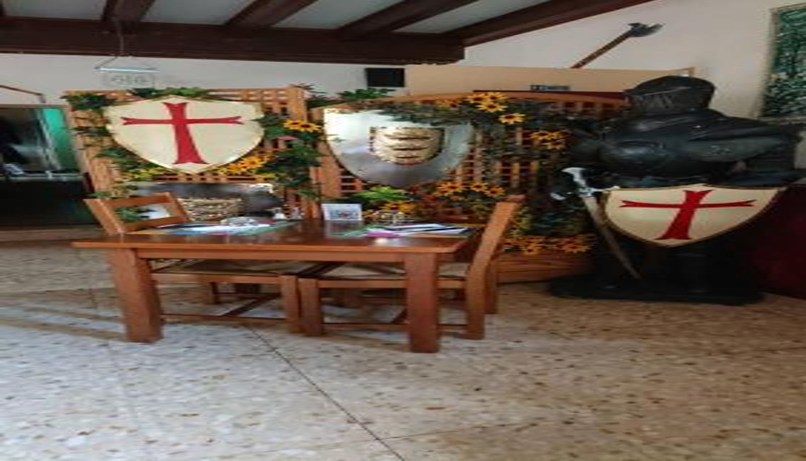 Breakfast room within the restaurant - Auberge le Cévenol