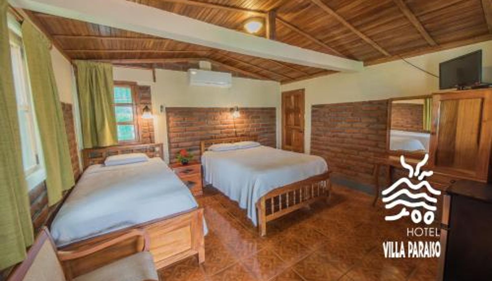 Dreibettzimmer - Hotel Villa Paraiso
