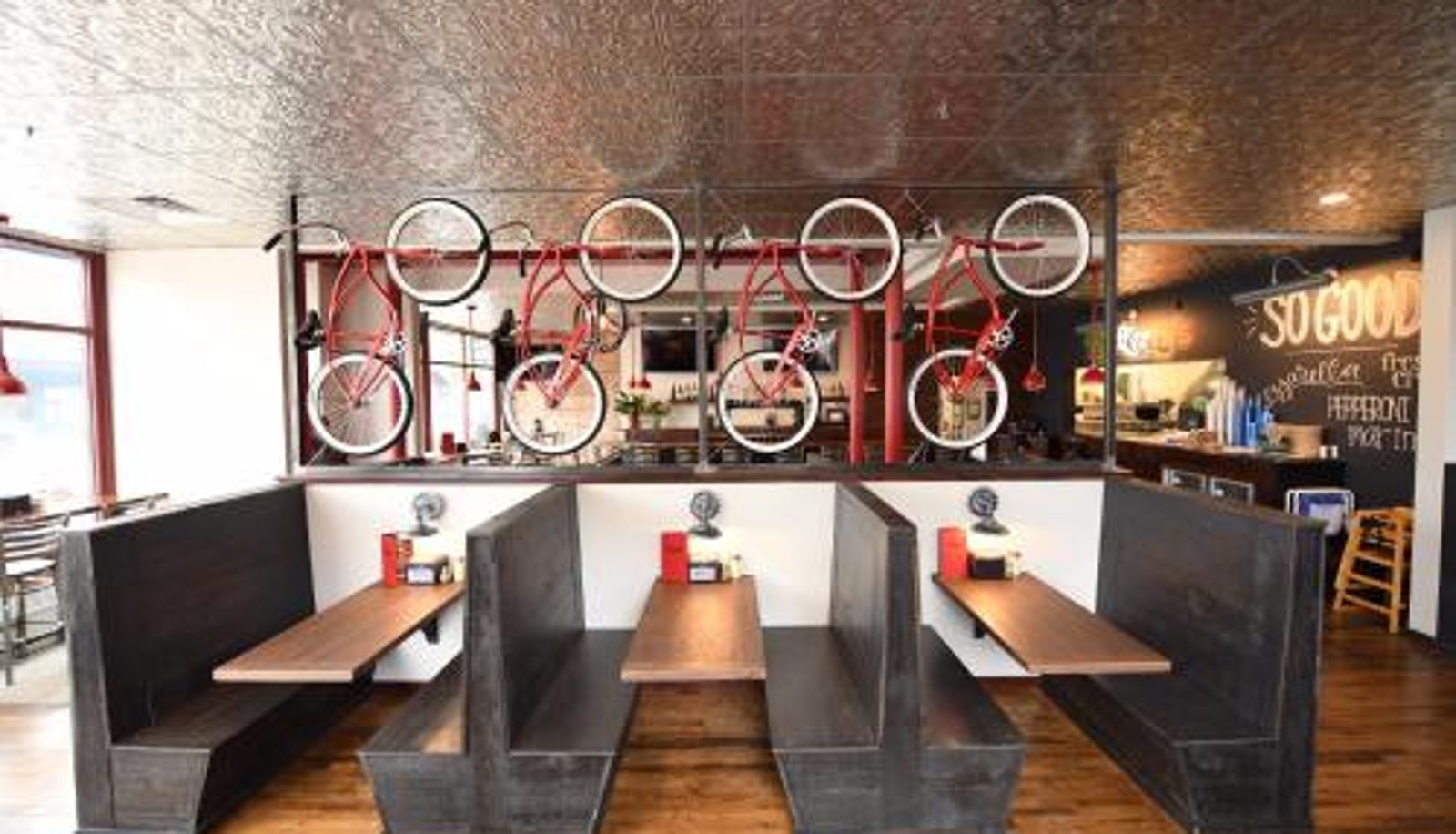 Frühstücksraum innerhalb des Restaurants - Crosby Lofts