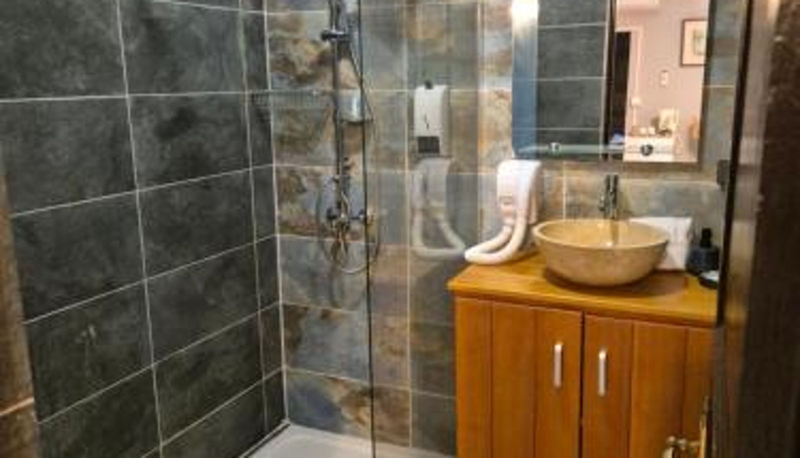Badezimmer - Hotel L'ebene Verte