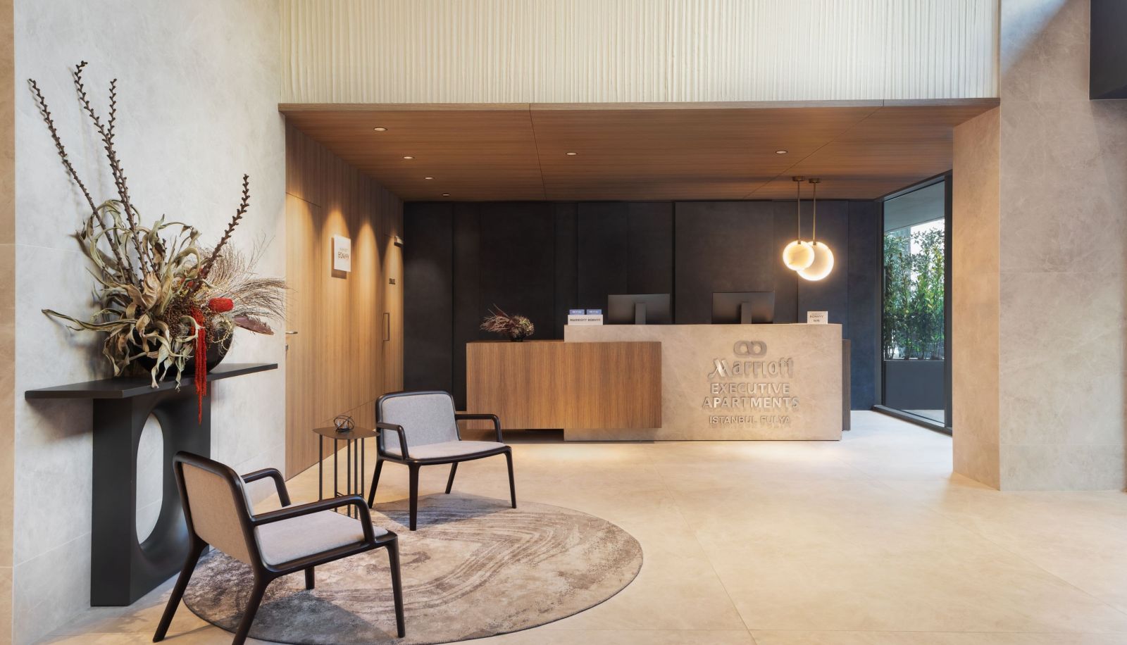 Hall - Marriott Executive Apartments Istanbul Fulya