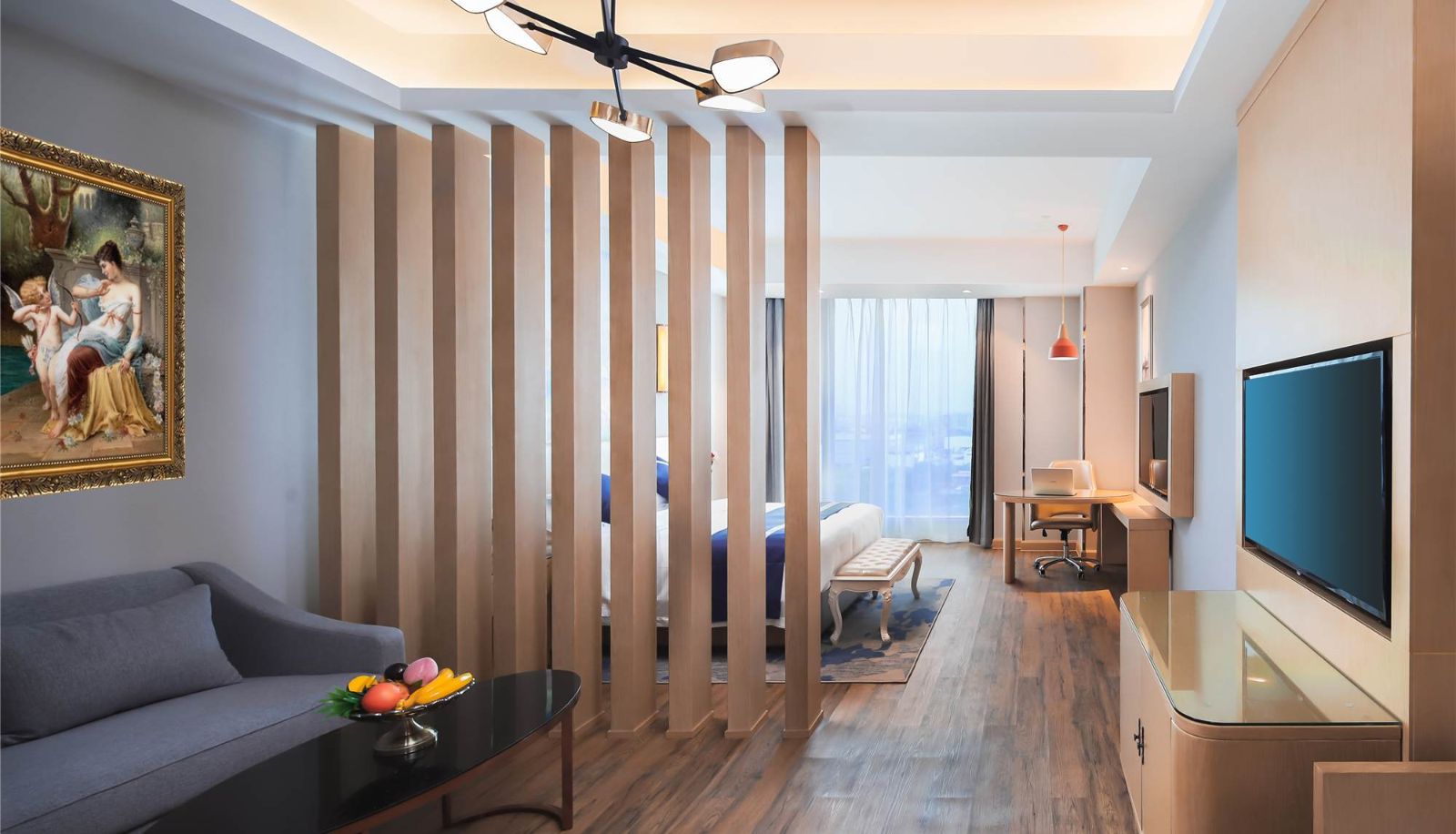 Habitación - Vienna International HotelShanghai Dishui Lake Oc (Nanjing Xianlin University Town Xingang Development Zone)