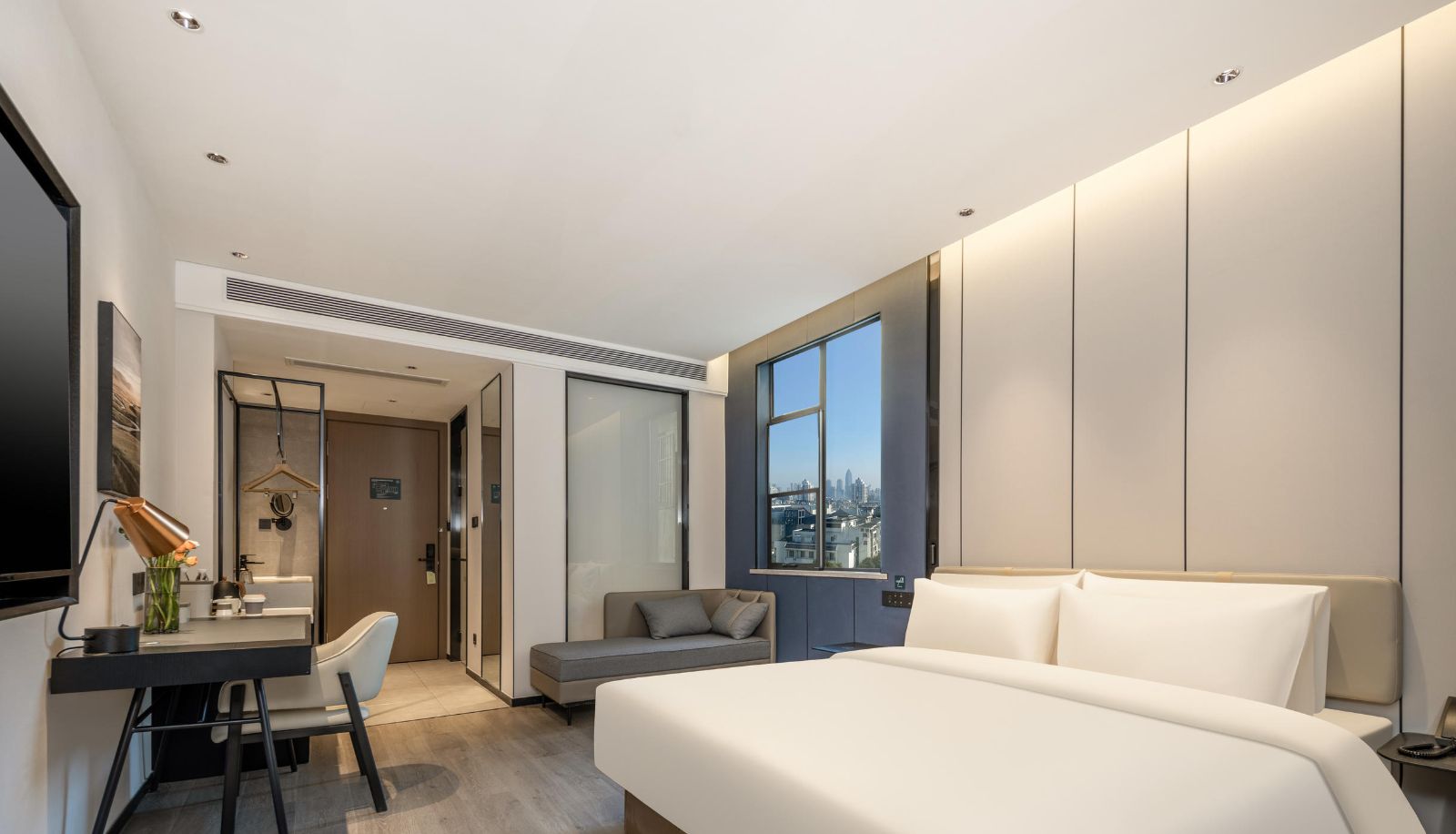 Zimmer - Shaoxing Lu Xun Native Place Joy City Atour Hotel