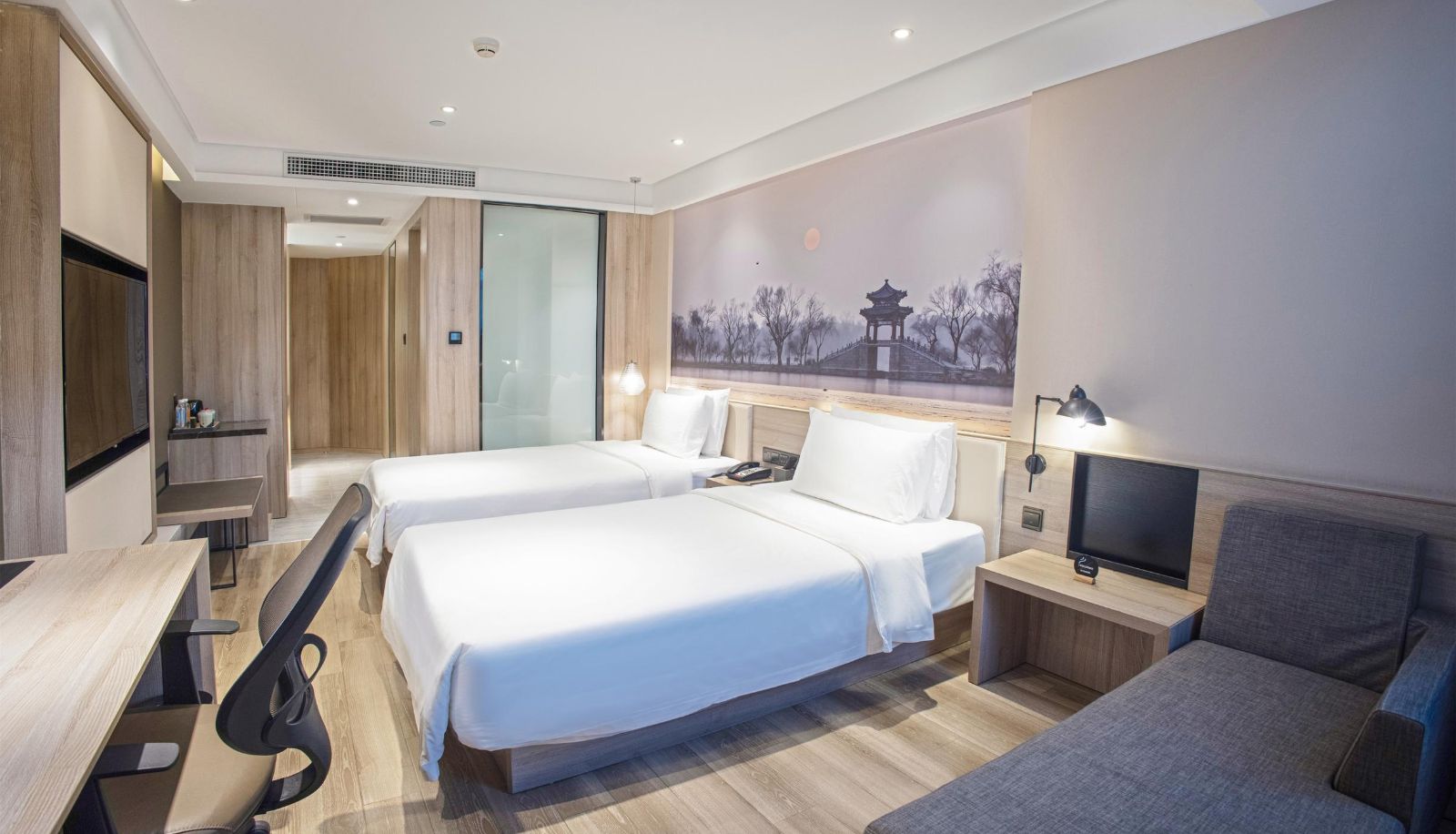 Zimmer - Beijing Guomao Jinsong Subway Station Atour Hotel