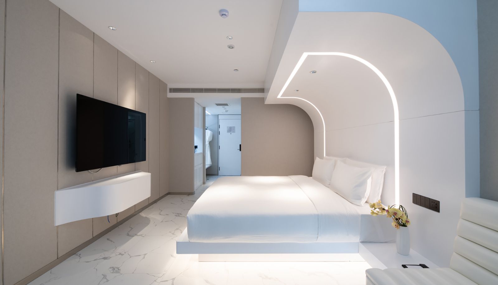 Kamer - Orange crystal Qingdao Shandong Road Central Business District Hotel