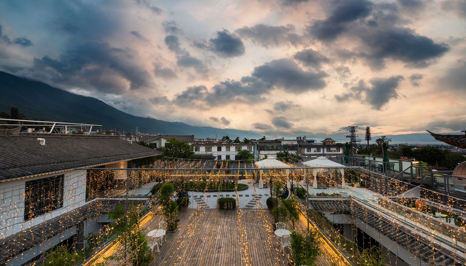 Buitenruimte van het hotel - MANXIN Dali Ancient City Hotel