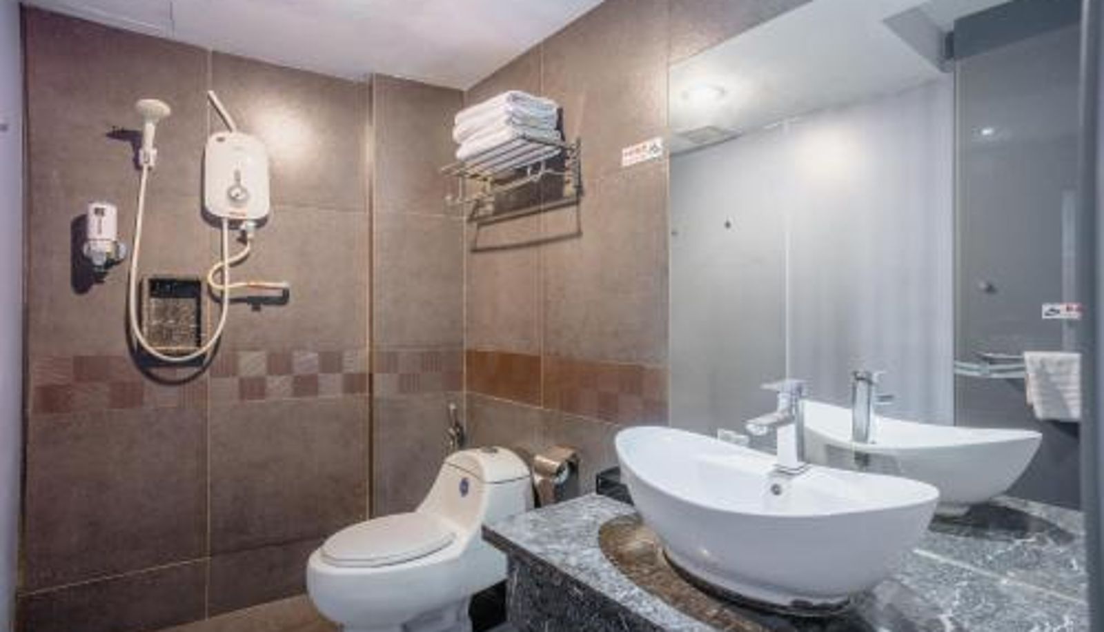 Badezimmer - Euro Rich Hotel Melaka