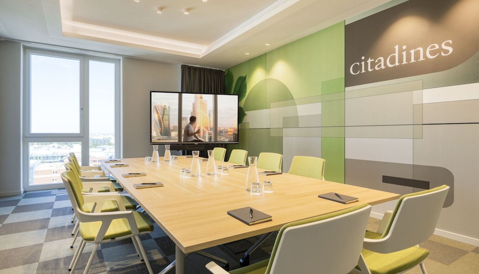 Sala de reuniones - Citadines Danube Vienna