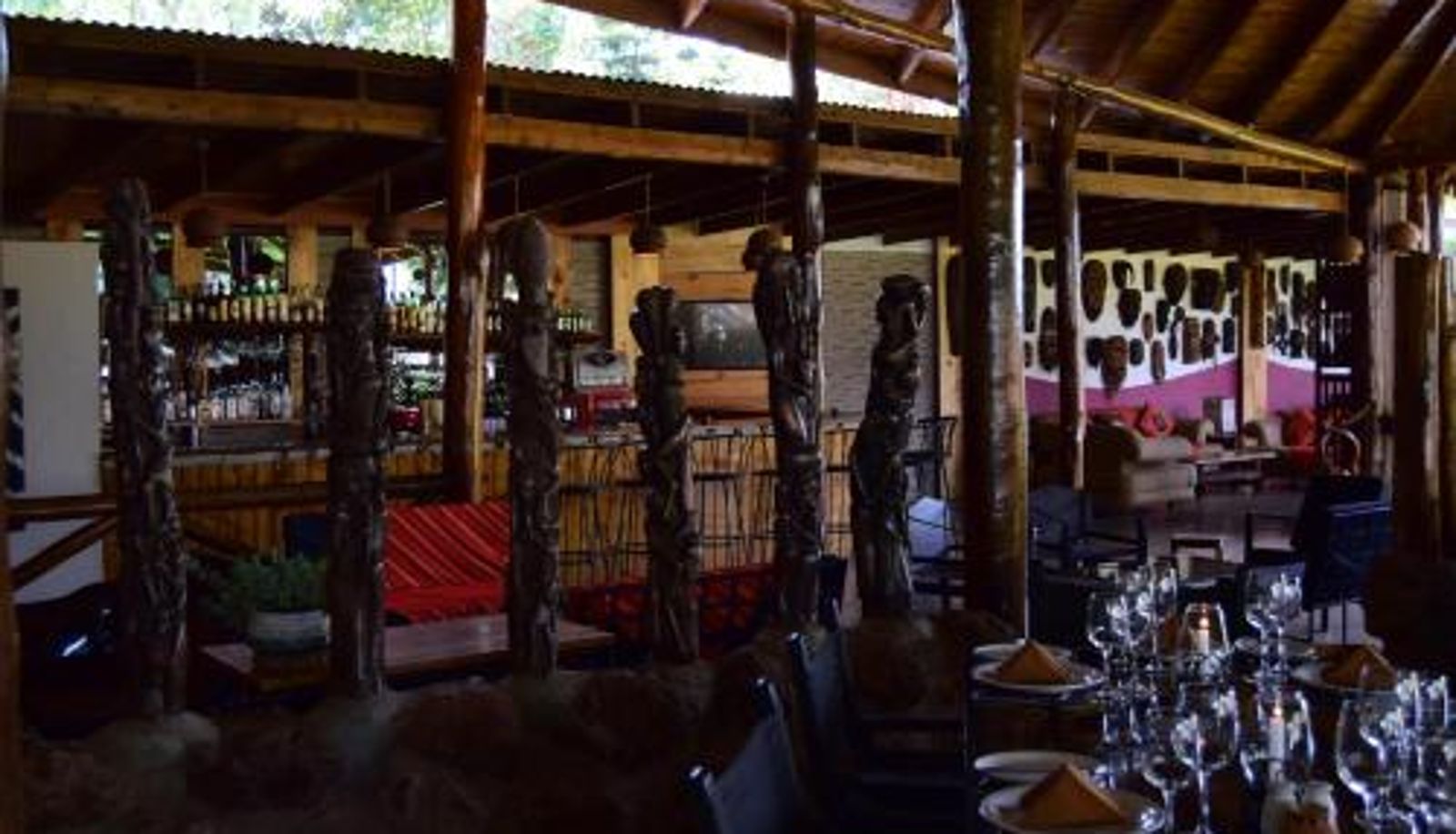 Breakfast room within the restaurant - Ameg Lodge Kilimanjaro
