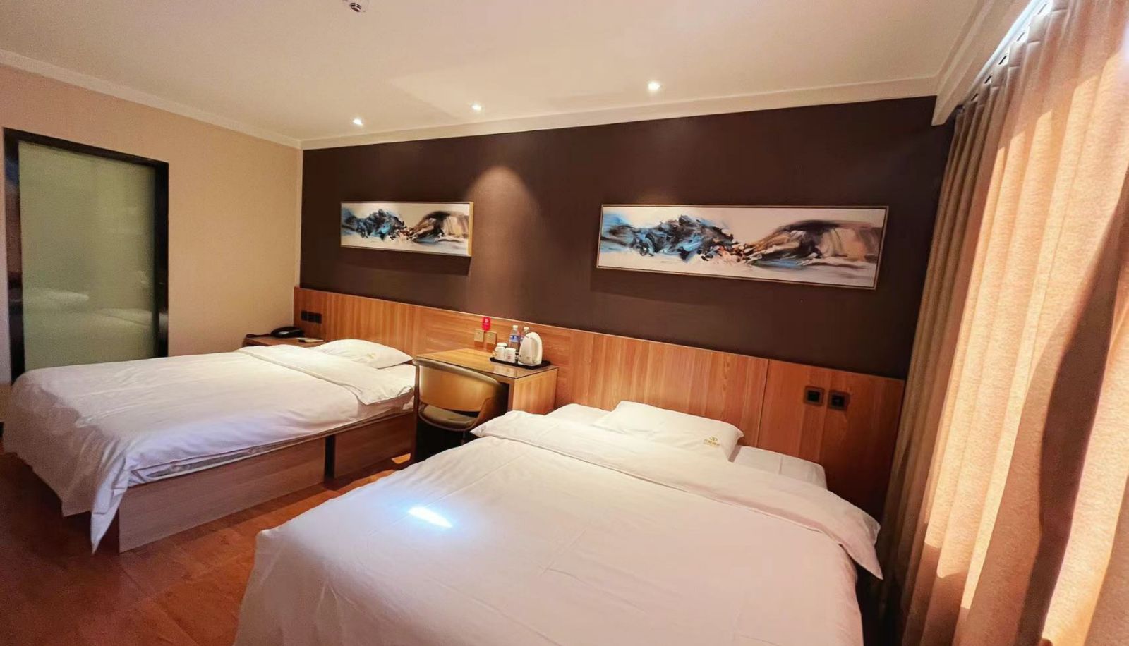 Zimmer - Yilai Langfang railway station Wanda Hotel