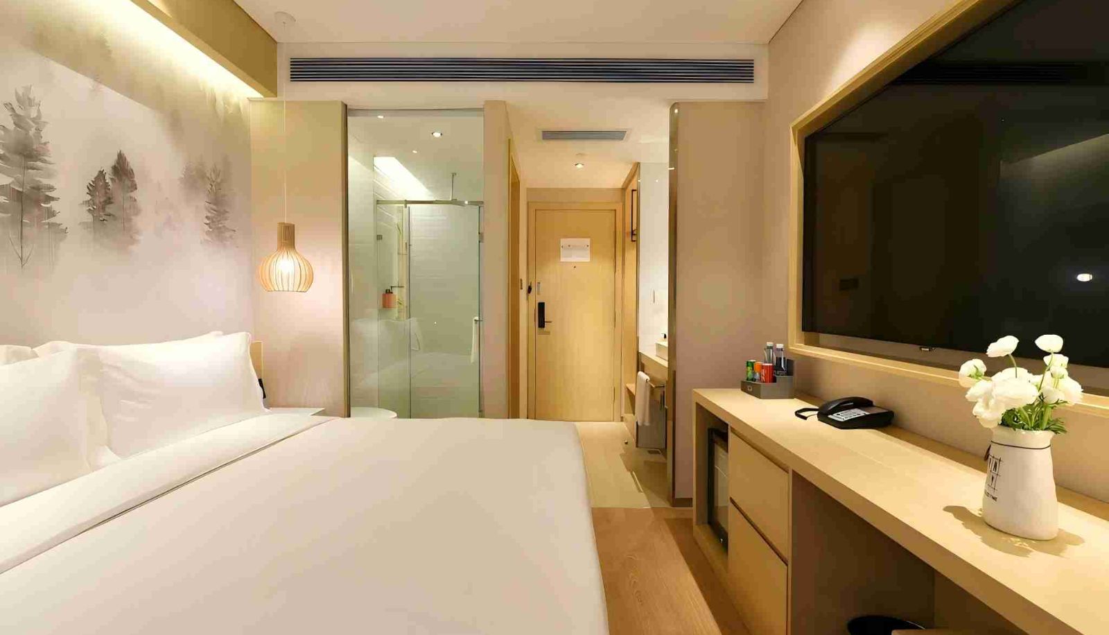 Zimmer - Orange Beijing Tongzhou jiukeshu Hotel (Beijing Tongzhou Universal Resort)