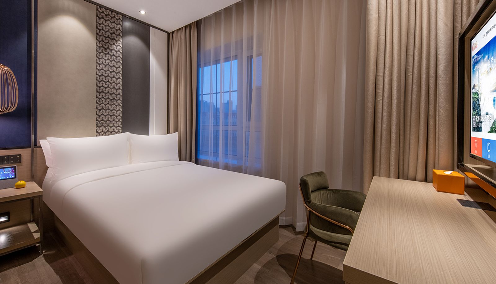Kamer - Orange Tianjin Binhai New Area Xiangluowan Hotel (Tianjin Polar Aquarium)