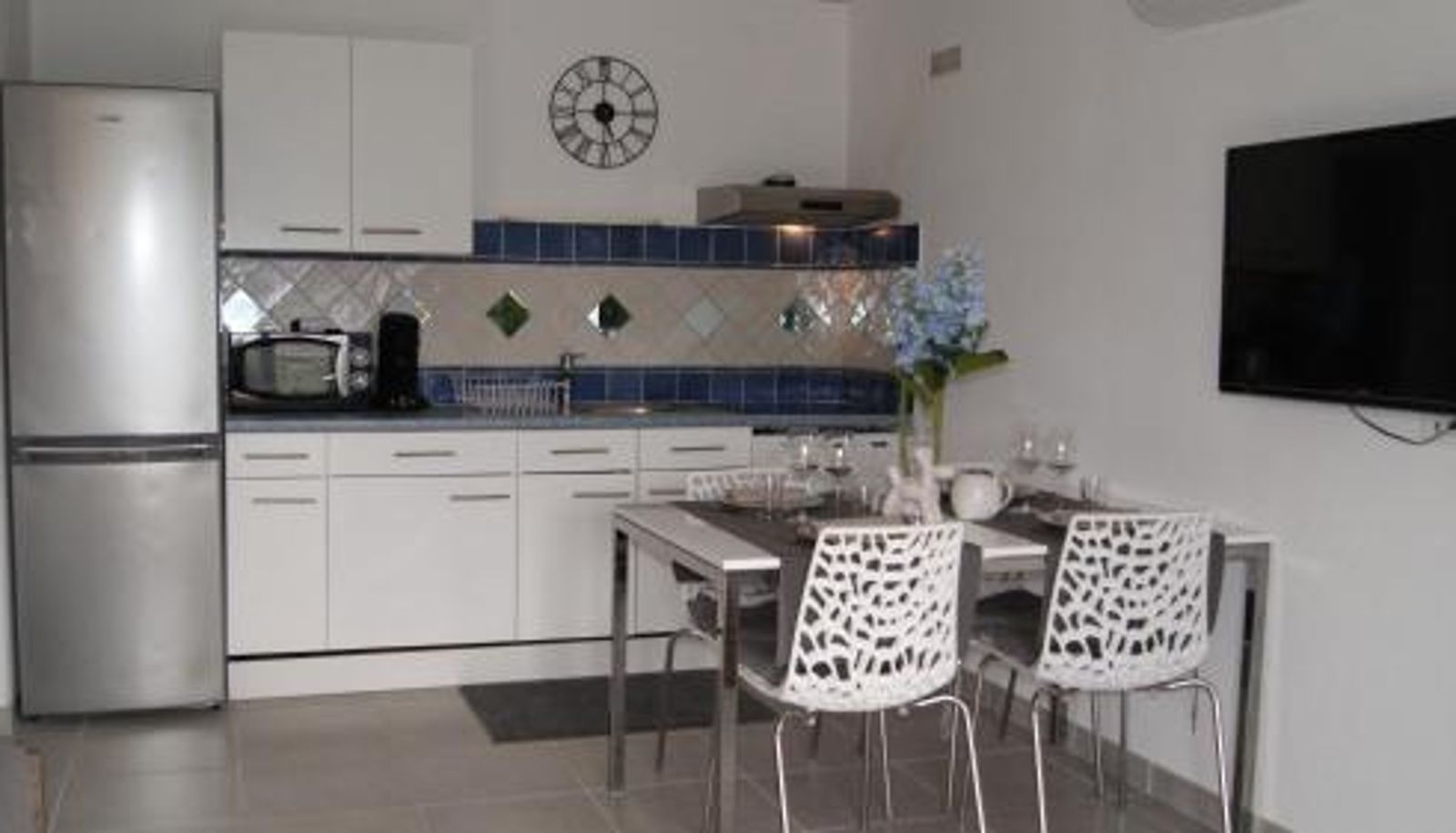 Cuisine - proche de la plage et vue mer Residence Bellavista à Santa Giulia