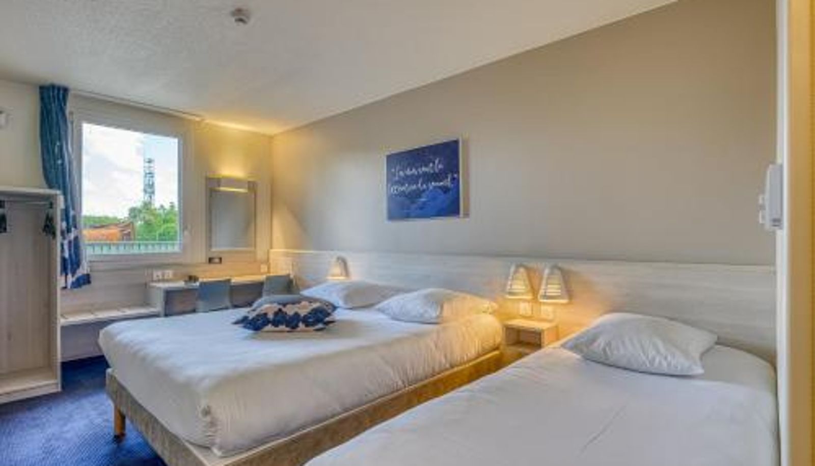 Dreibettzimmer - ACE Hôtel Bordeaux Carbon Blanc