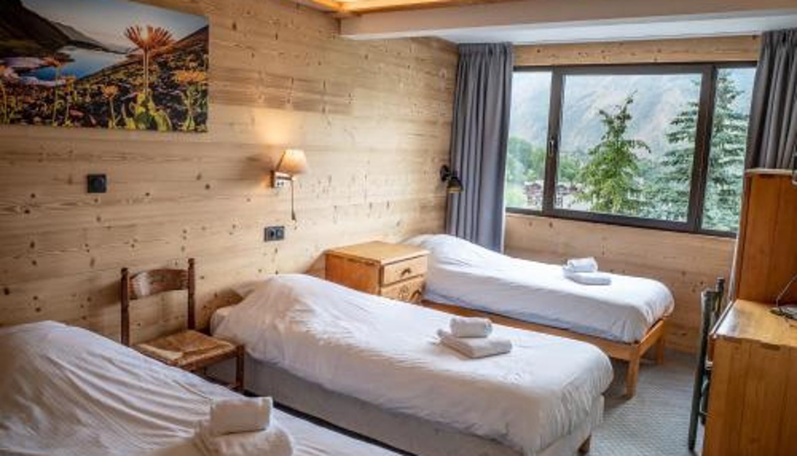 Dreibettzimmer - Hôtel Restaurant Saint Roch