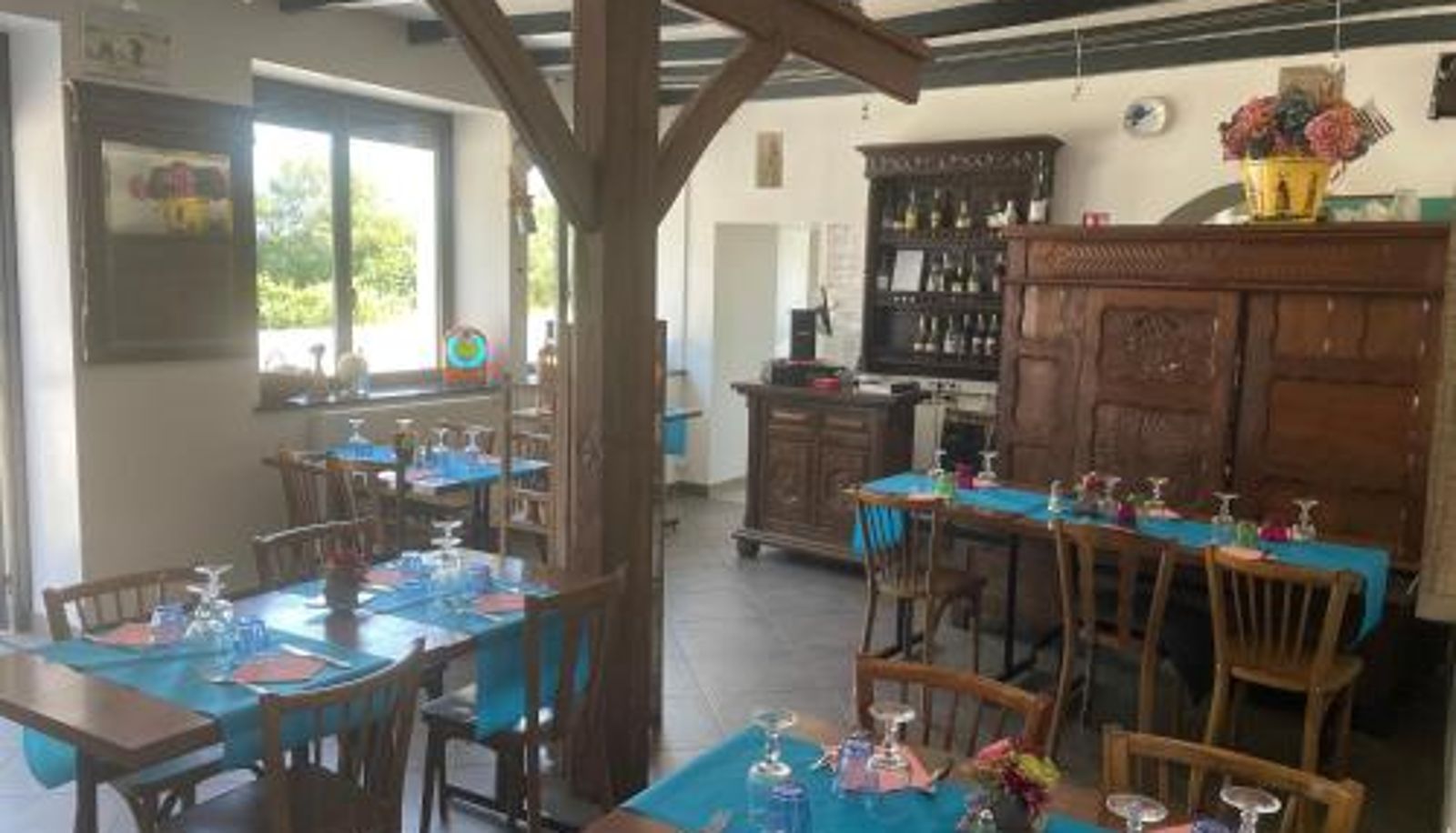 Breakfast room within the restaurant - Le Bouthiry