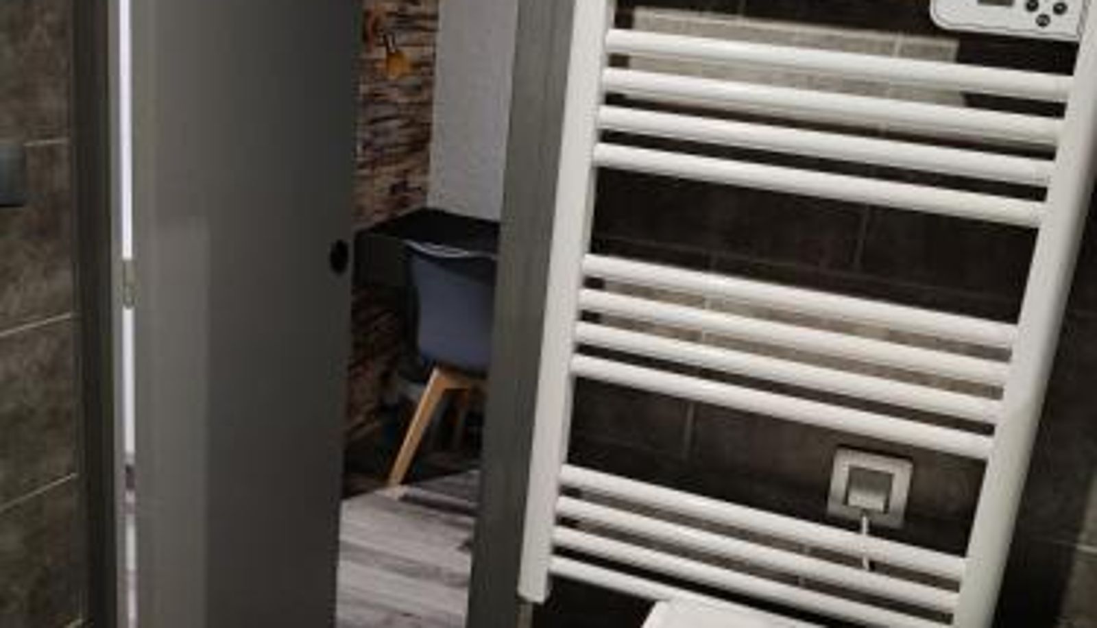 Badezimmer - Hotel Les Voyageurs - Vogüé