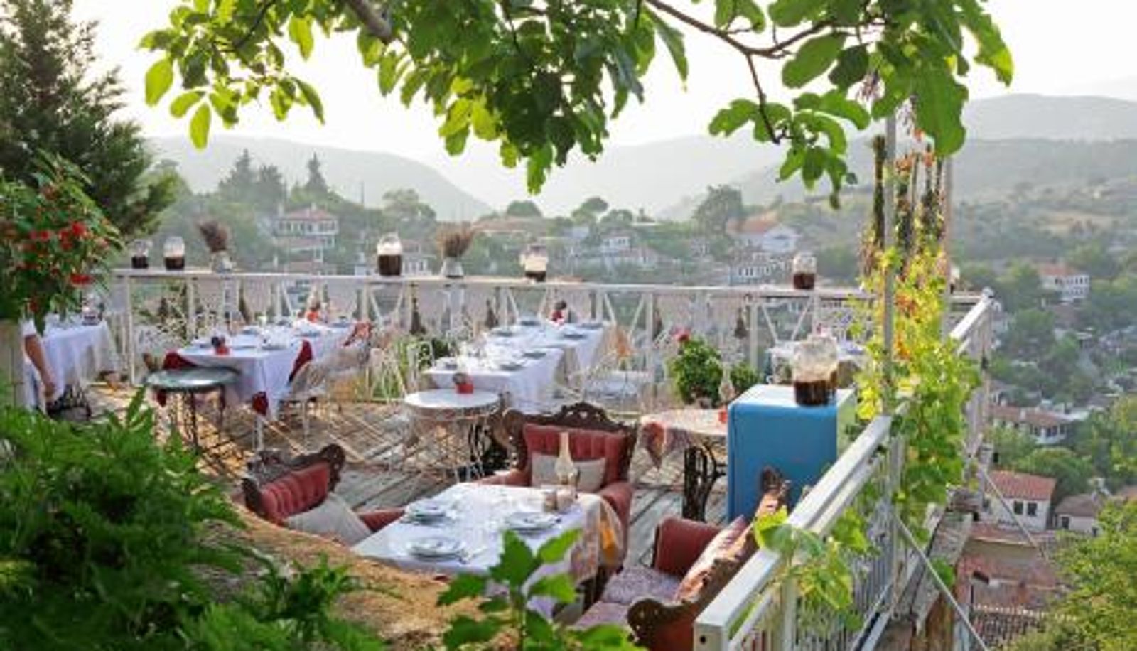 Breakfast room within the restaurant - Nisanyan Hotel