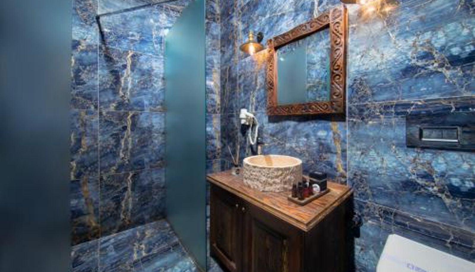 Badezimmer - Cappa Via Cave Hotel