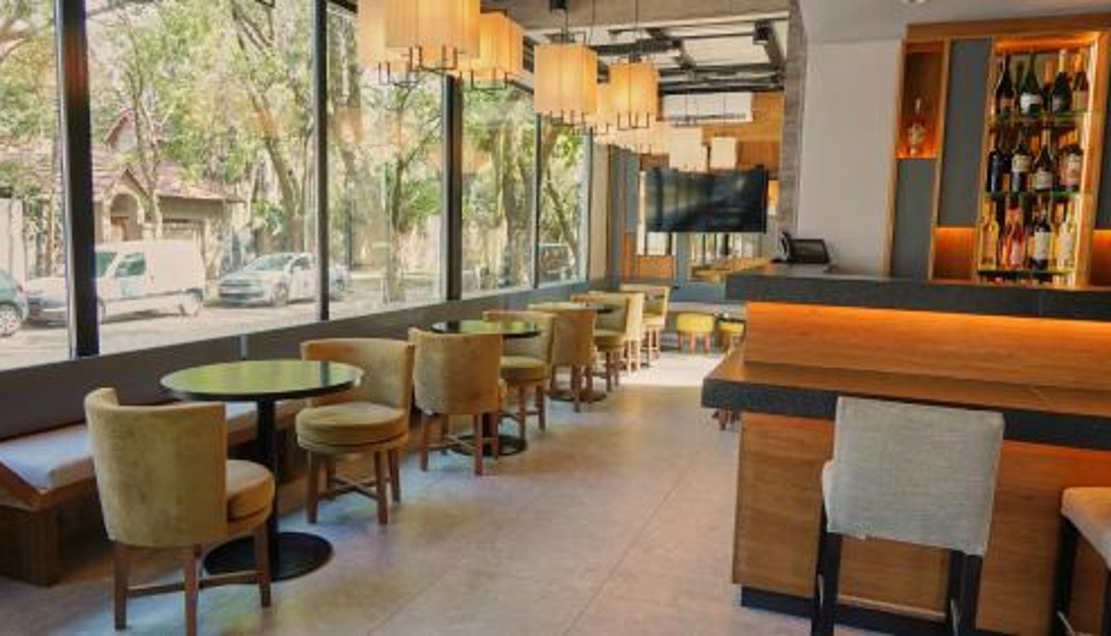 Sala de desayunos dentro del restaurante - Ferrol Apart Hotel