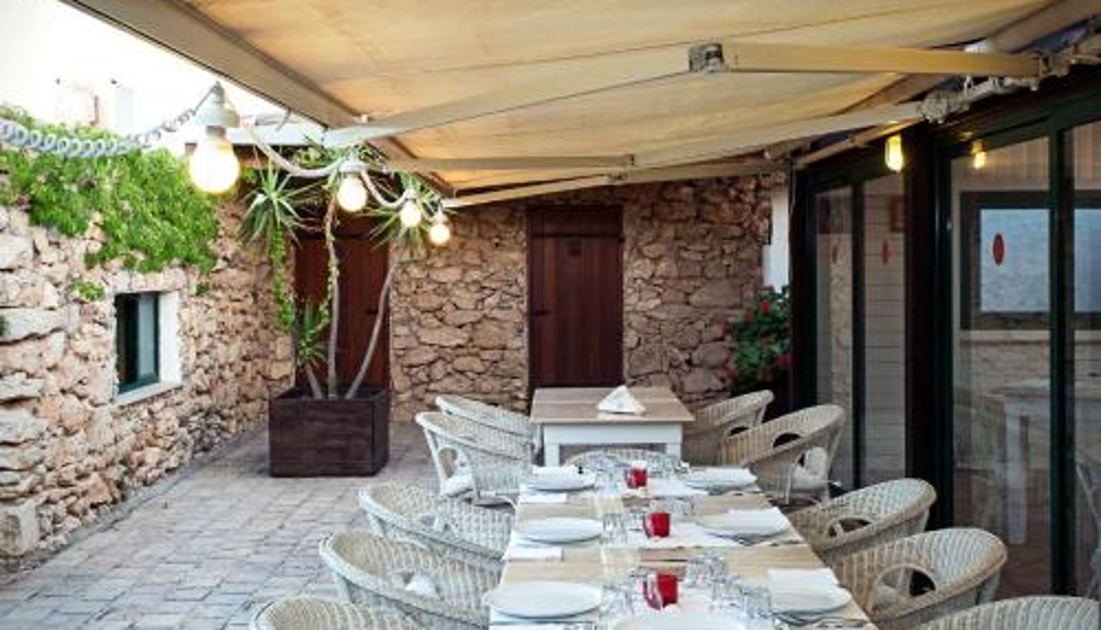 Frühstücksraum innerhalb des Restaurants - I Dammusi di Borgo Cala Creta