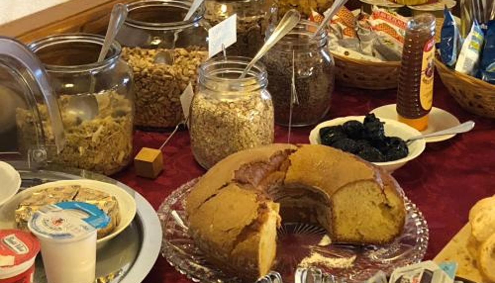 Salle de petit-déjeuner dans le restaurant - Residence Oberteil