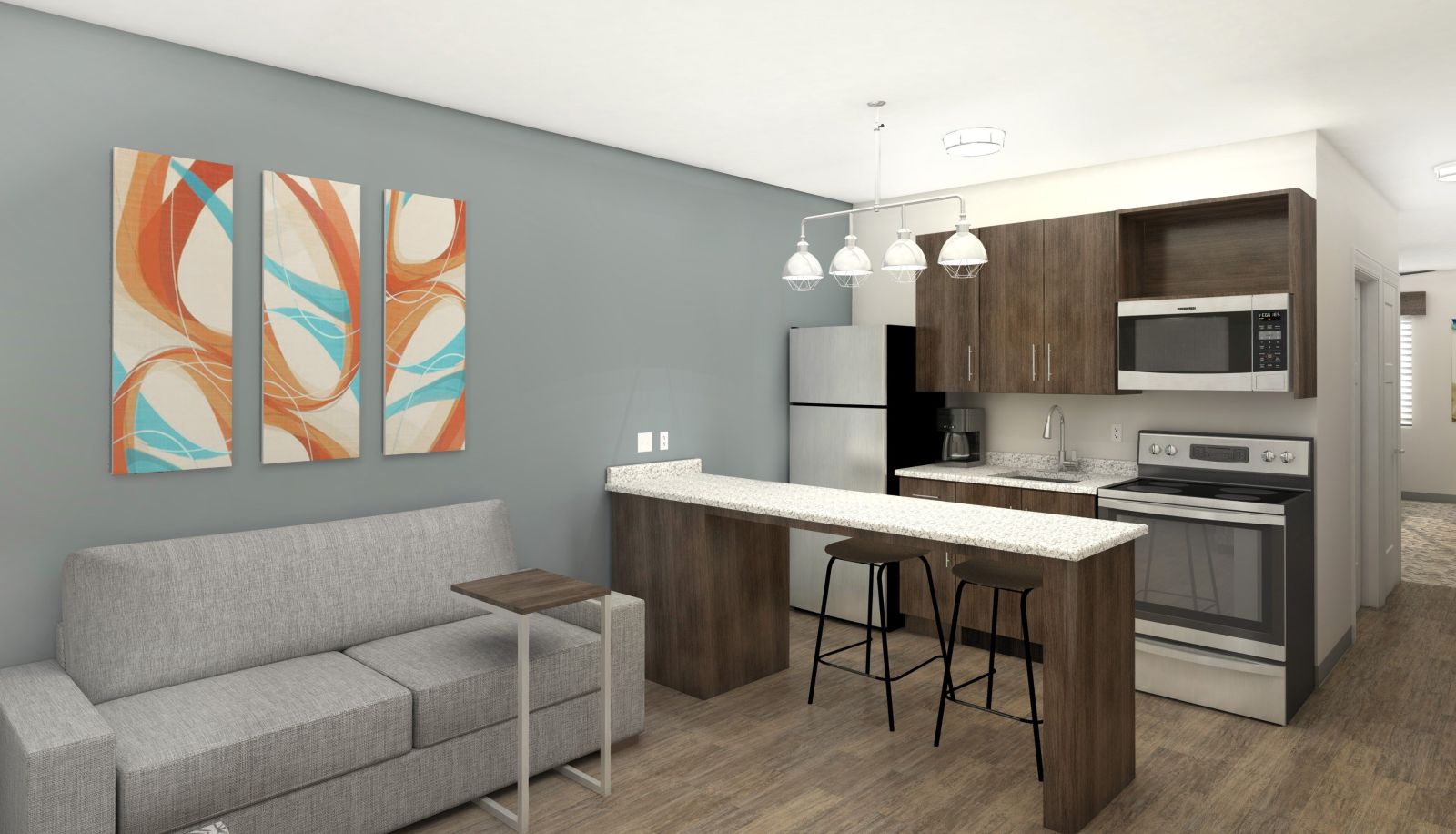 Bar - StayAPT Suites Alexandria-Fort