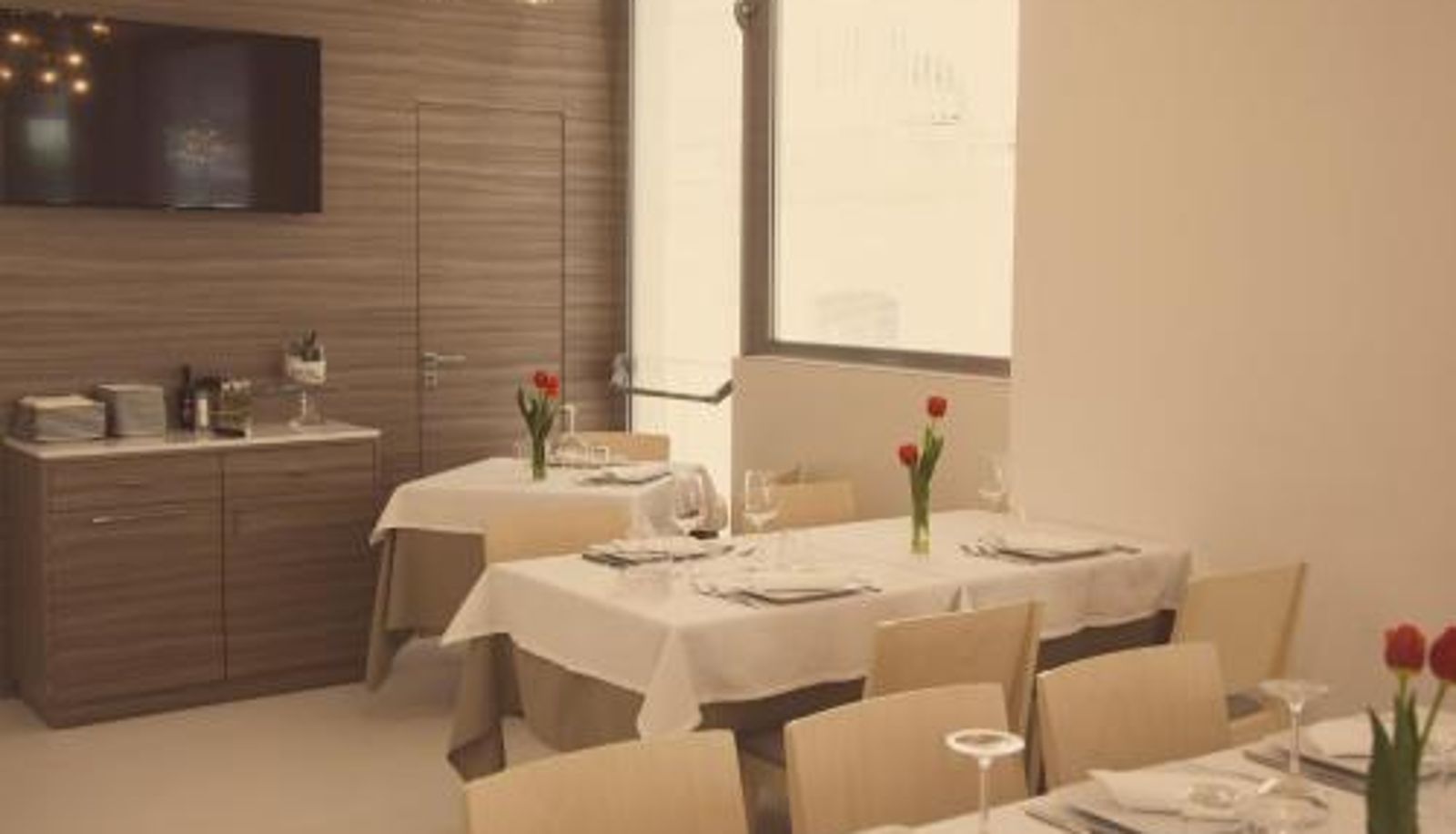 Frühstücksraum innerhalb des Restaurants - Hotel Ristorante Rinelli