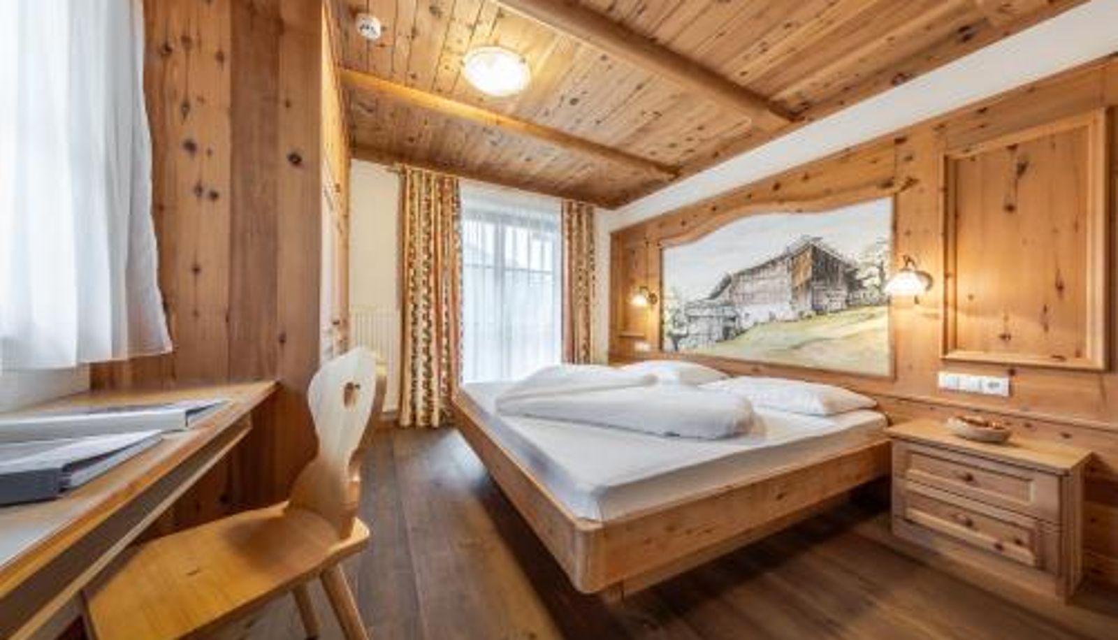 Dreibettzimmer - Hotel Pension Odles