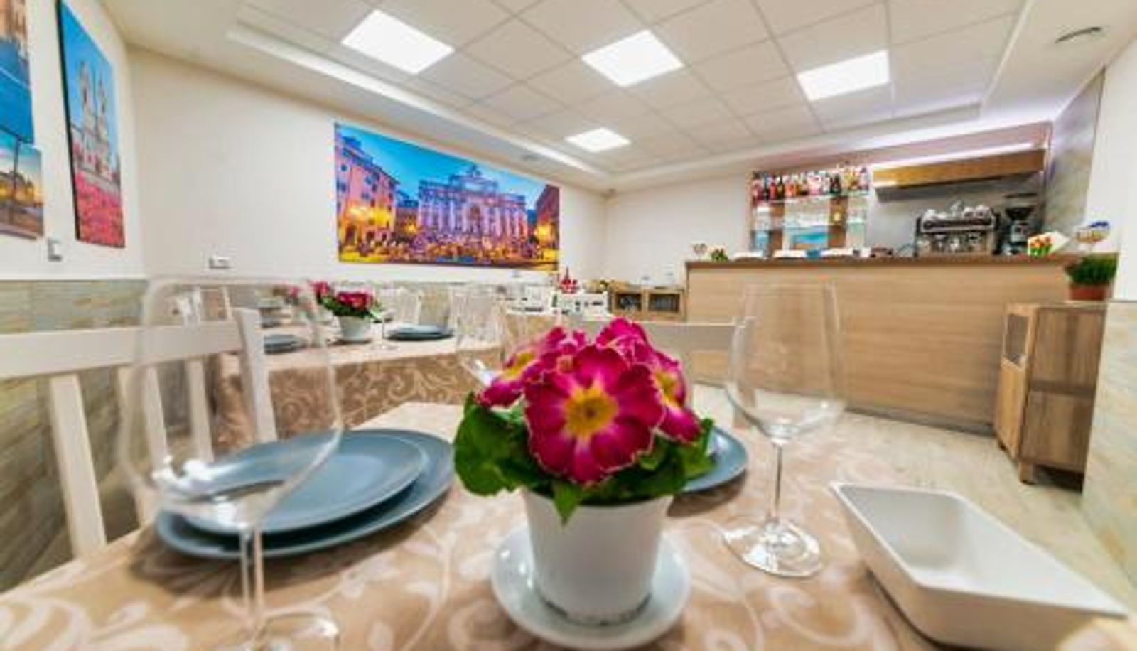 Frühstücksraum innerhalb des Restaurants - Hotel Balilla