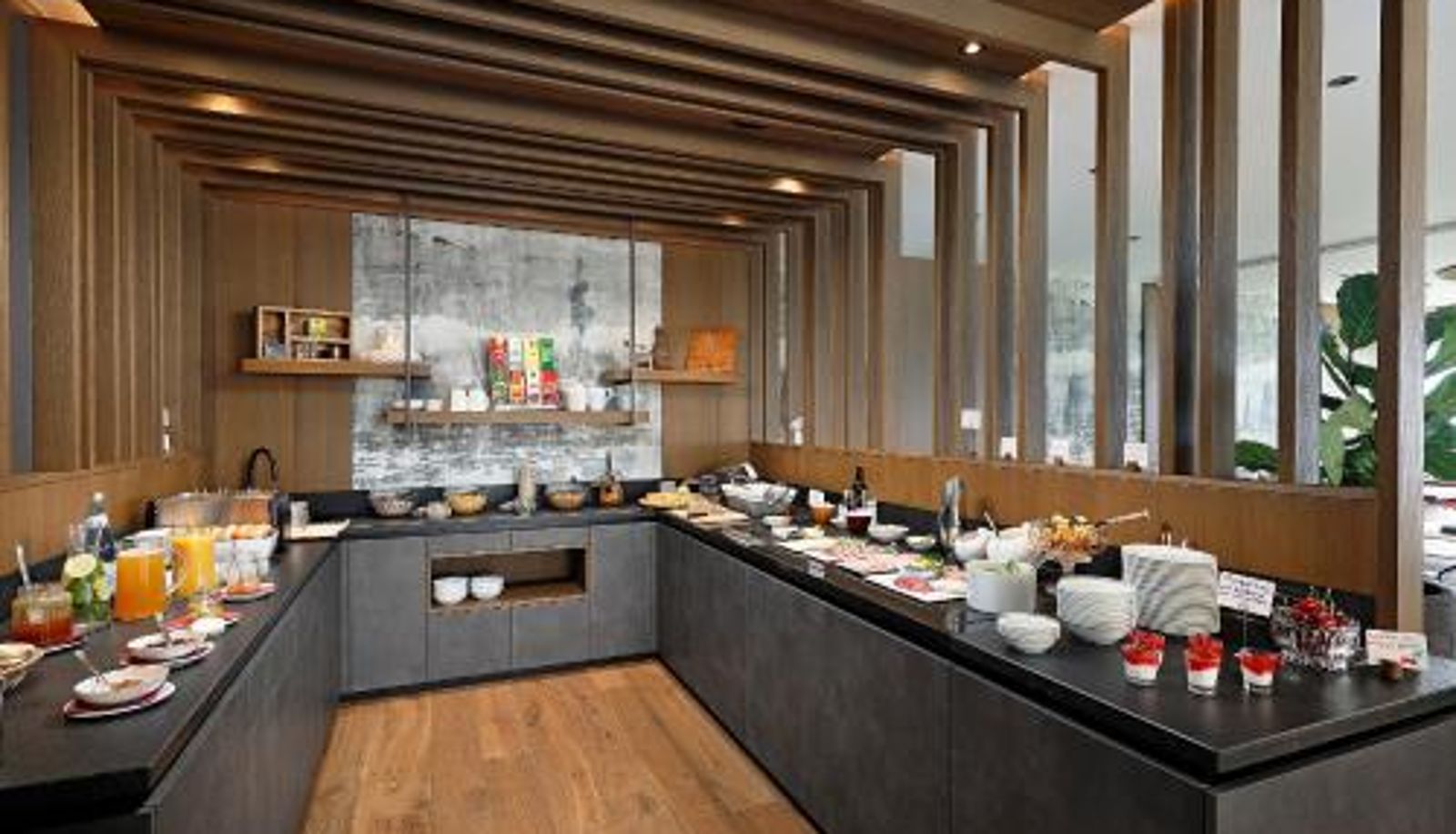 Frühstücksraum innerhalb des Restaurants - Appartement-Hotel Beatenhof