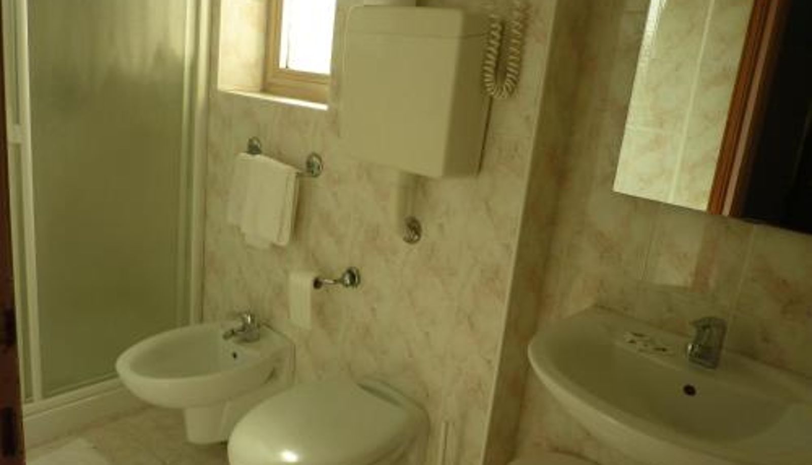 Badezimmer - Hotel Al Ponte