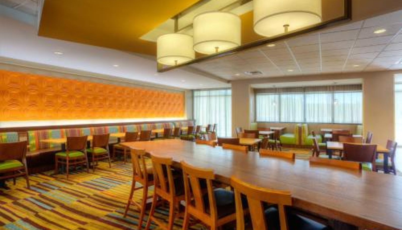 Breakfast room within the restaurant - Fairfield Inn & Suites by Marriott Austin San Marcos