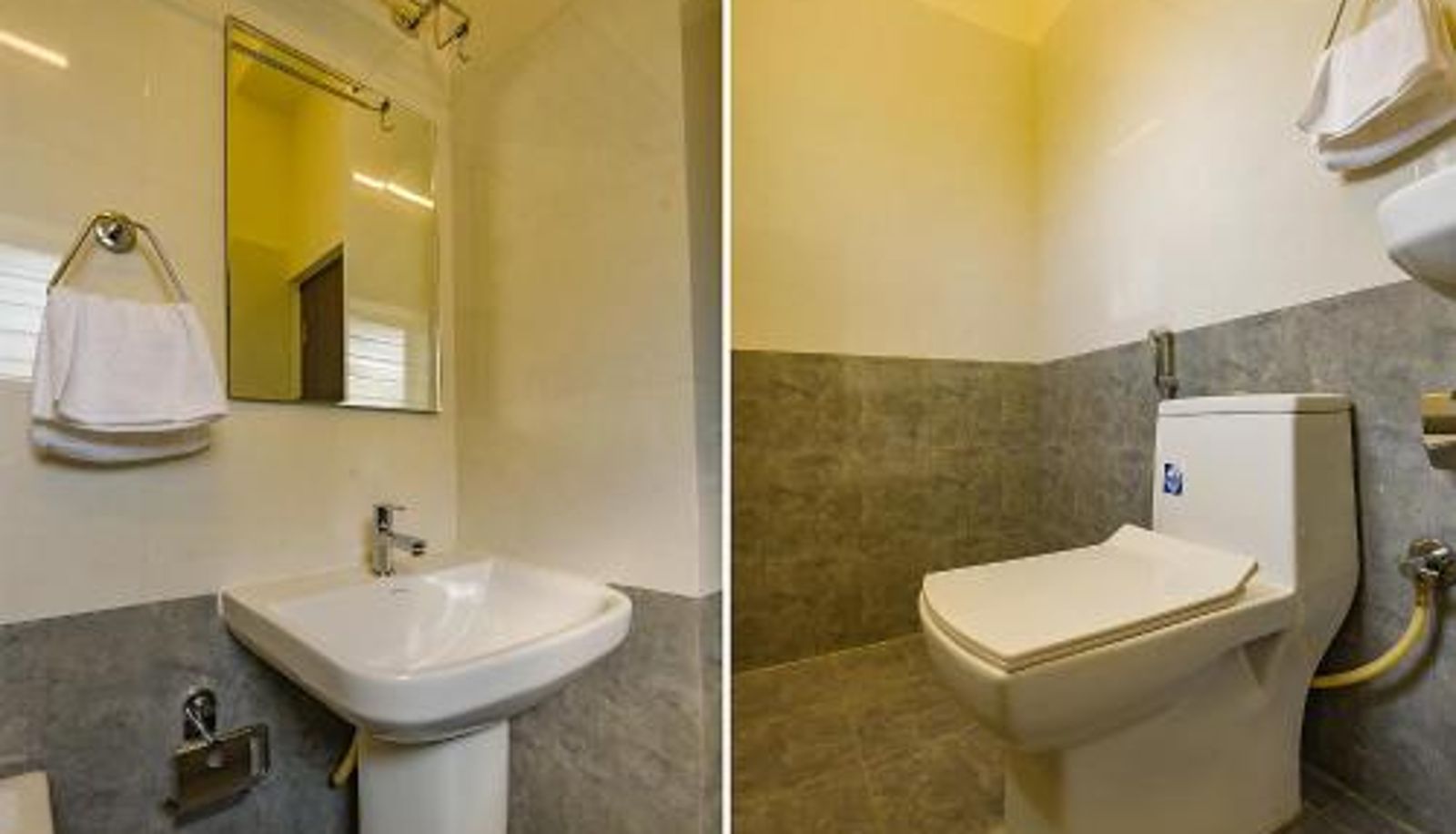 Bathroom - FabHotel GR Lake View - BTM Layout
