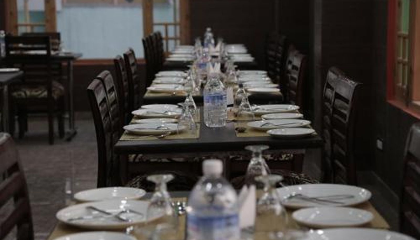 Breakfast room within the restaurant - Hotel Sarla Regency