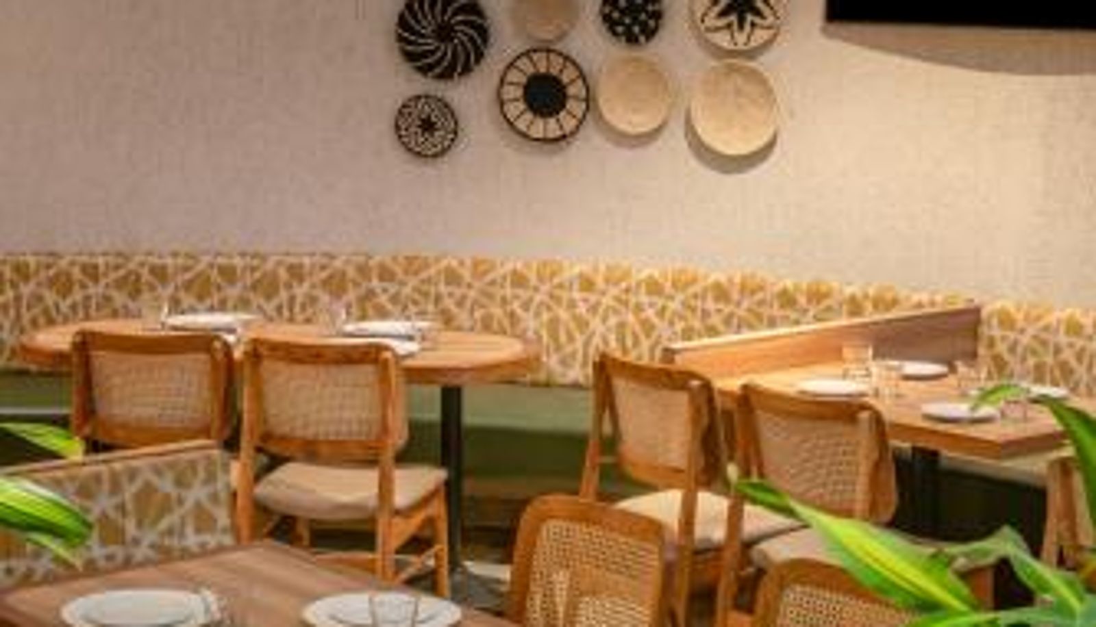 Ontbijtzaal in het restaurant - Hotel Suncity Residency