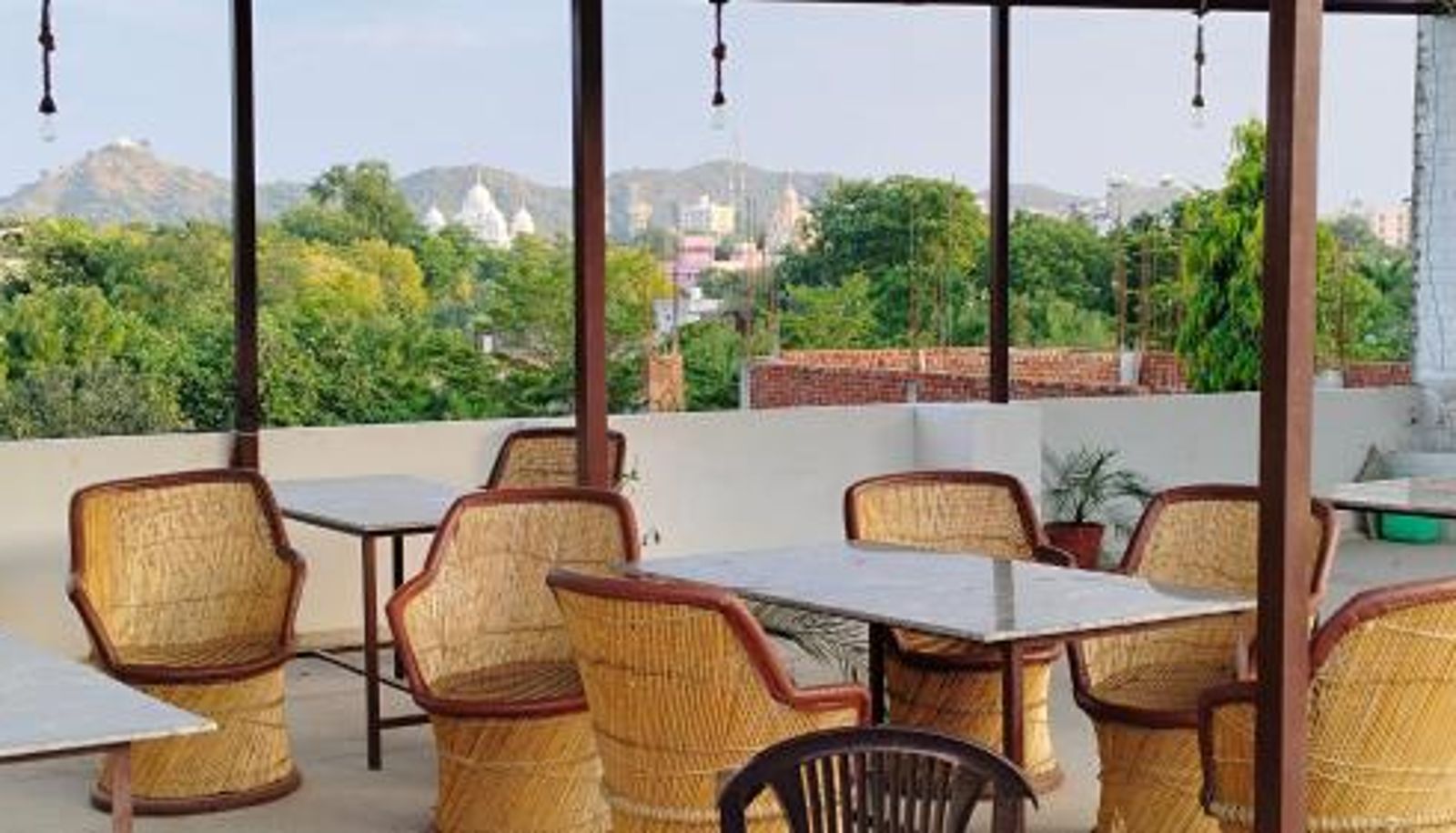 Breakfast room within the restaurant - Hotel Grand Vijay