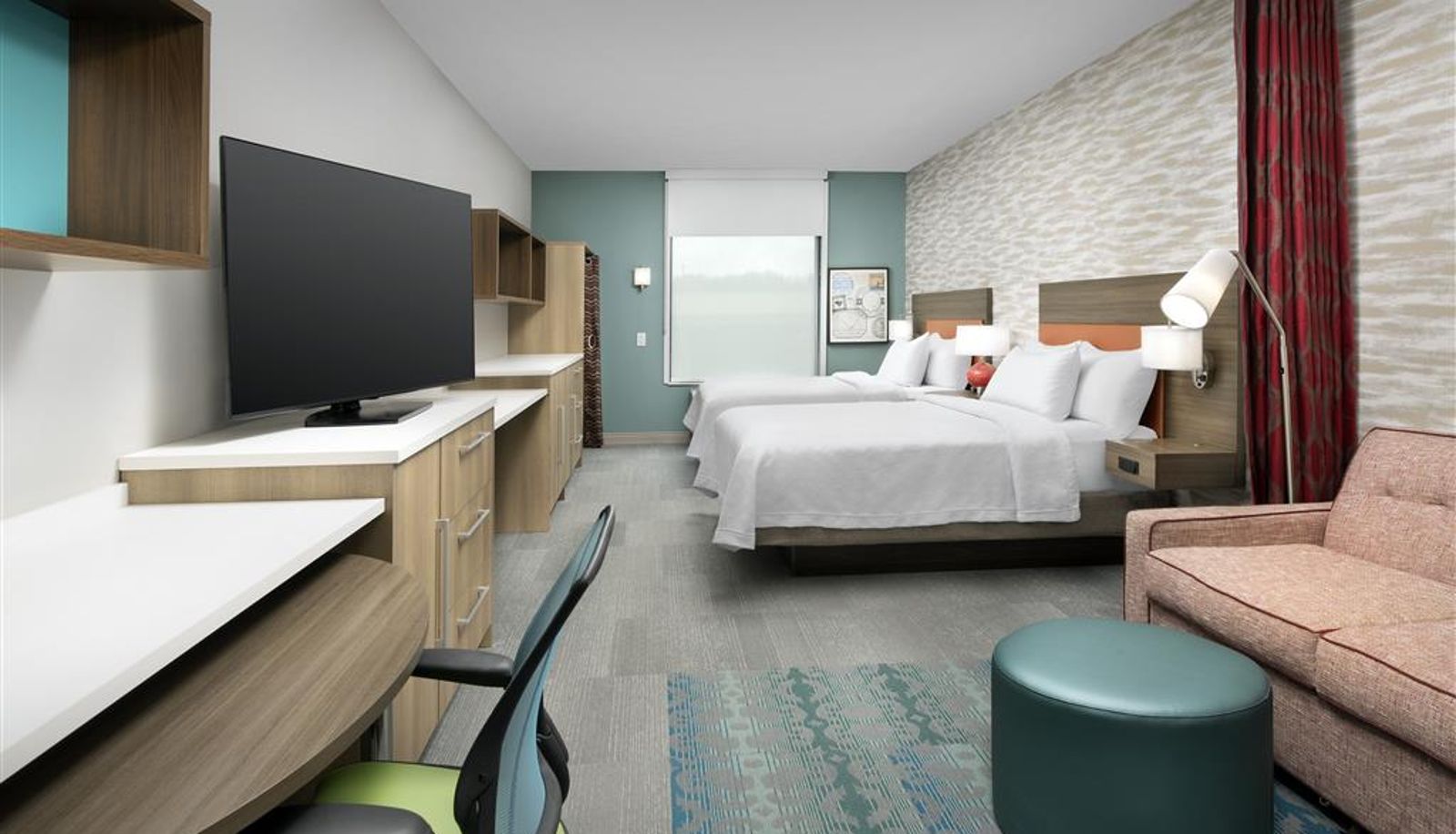 Room - Home2 Suites by Hilton Columbia Southeast Fort Jackson