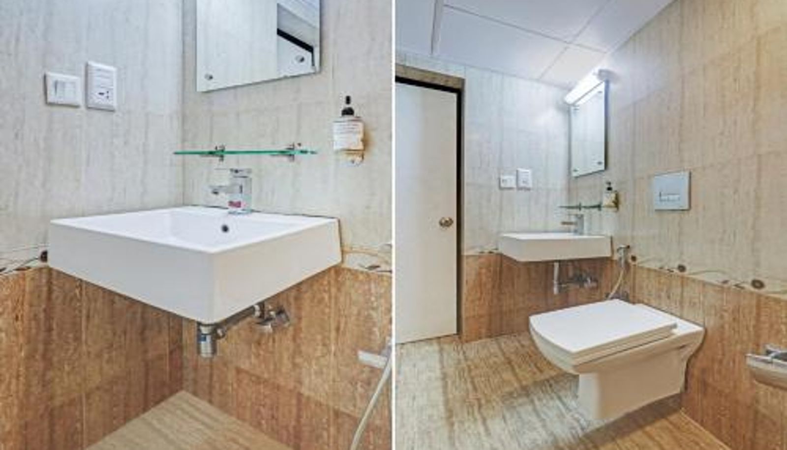 Bagno - Treebo Time Square Marine Drive