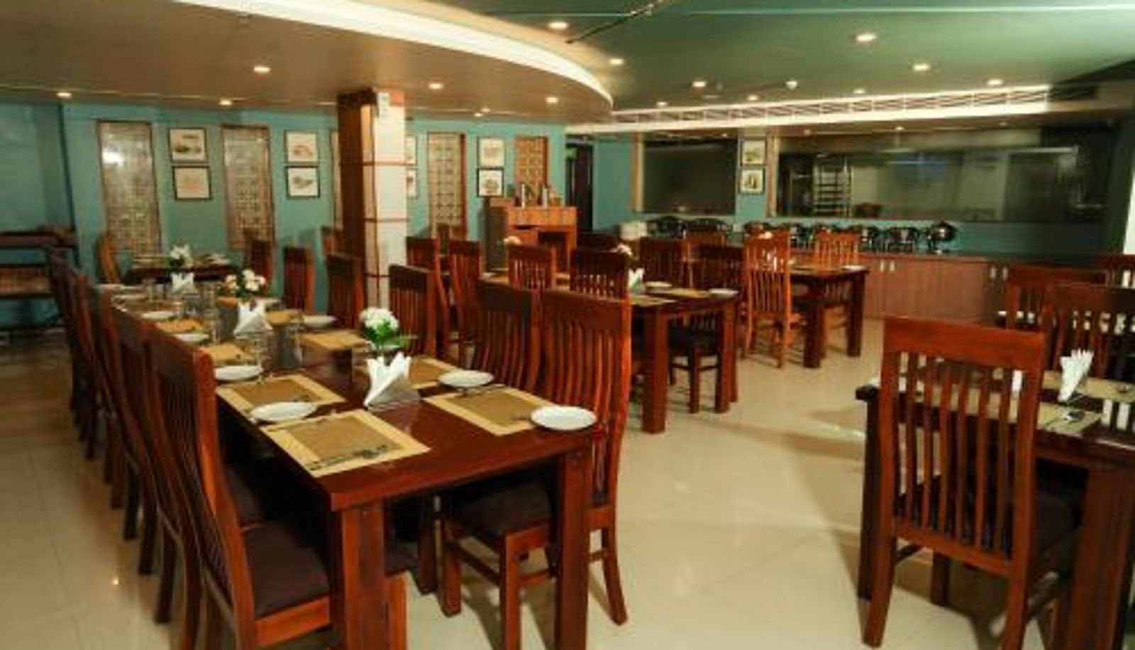 Breakfast room within the restaurant - D Fort Hotel Kollam