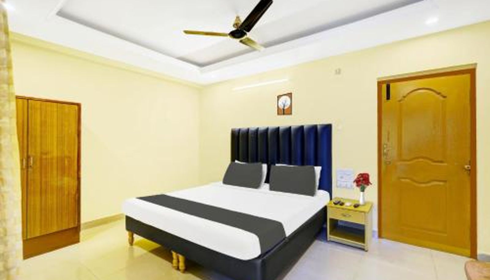 Driepersoonskamer - Hotel O Padmavathi Puram Near Railway Station