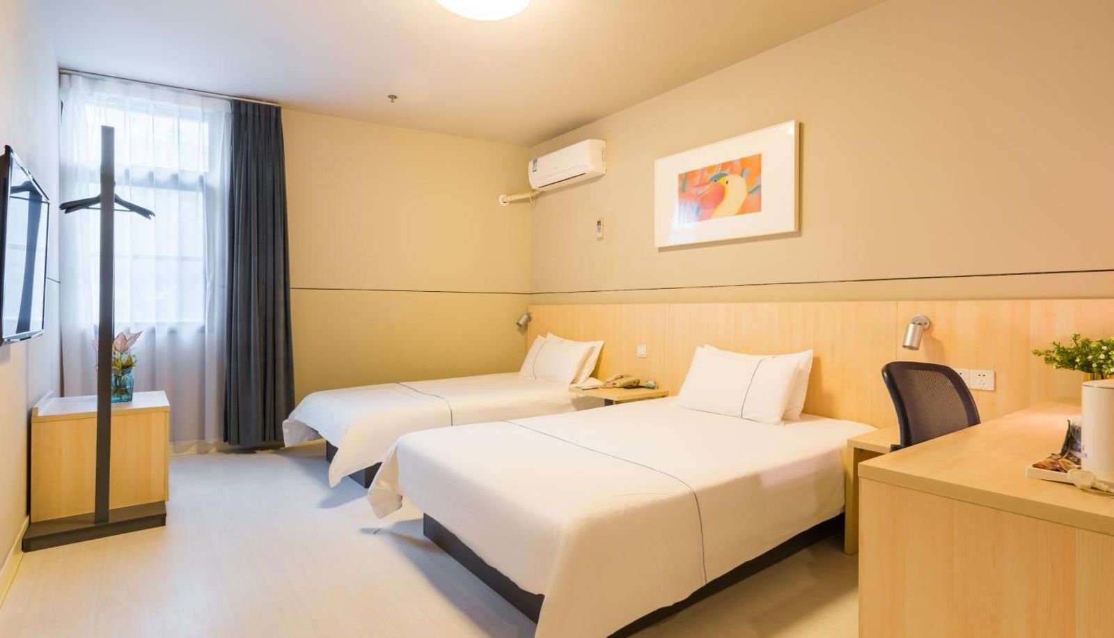 Chambre - Shanghai)  Nanjing West Road White Magnolia Hotel (Jing'an Temple Branch