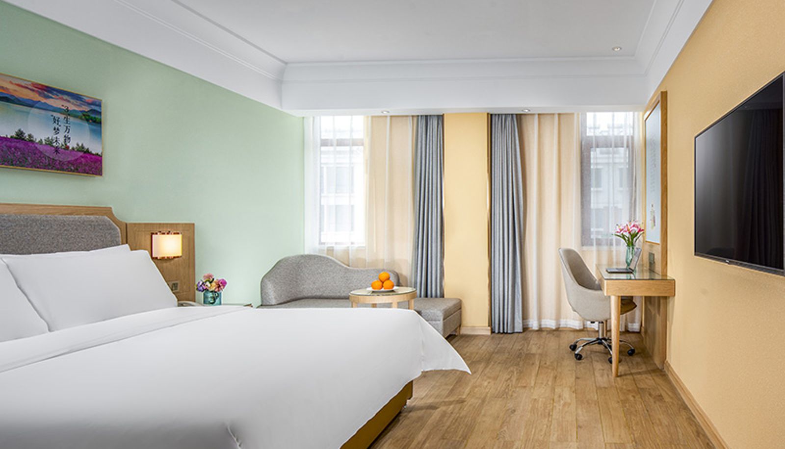 Zimmer - Vienna SanHao Hotel (Qingdao Jiaodong International Airport Airport Hotel)