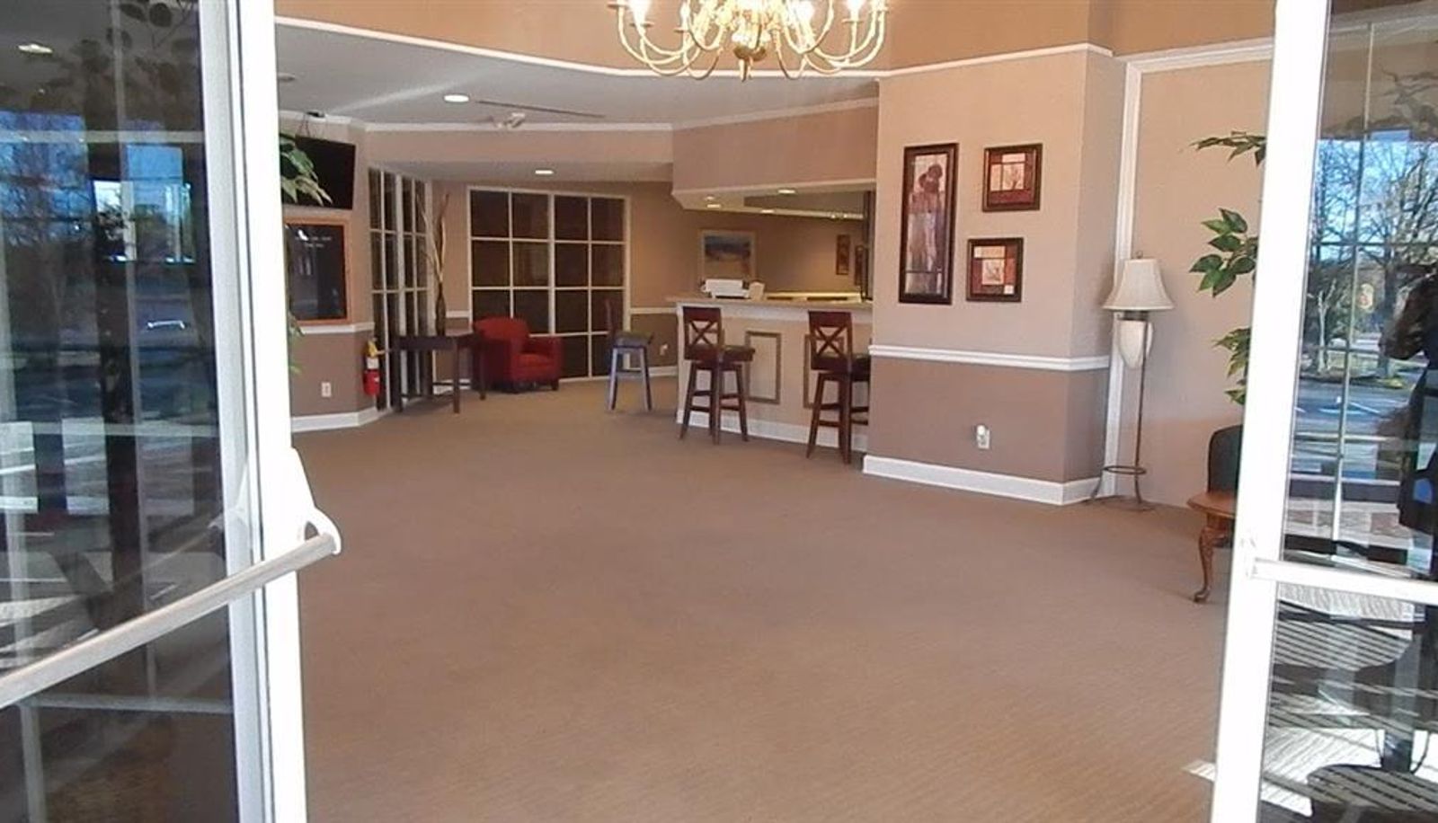 Hall - BUDGETEL INN AND SUITES GAINESVILLE