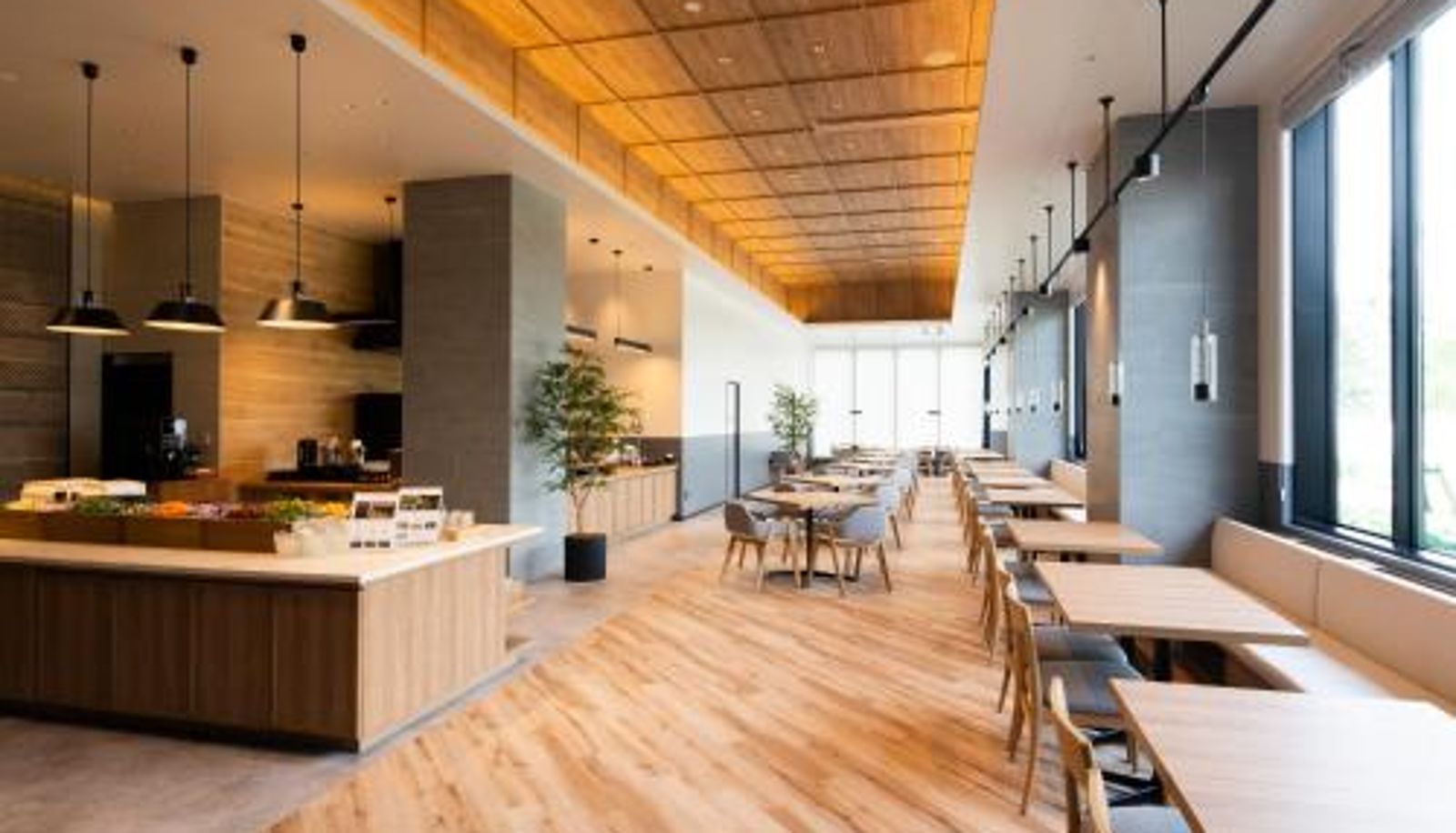 Frühstücksraum innerhalb des Restaurants - La'gent Stay Shin Sapporo