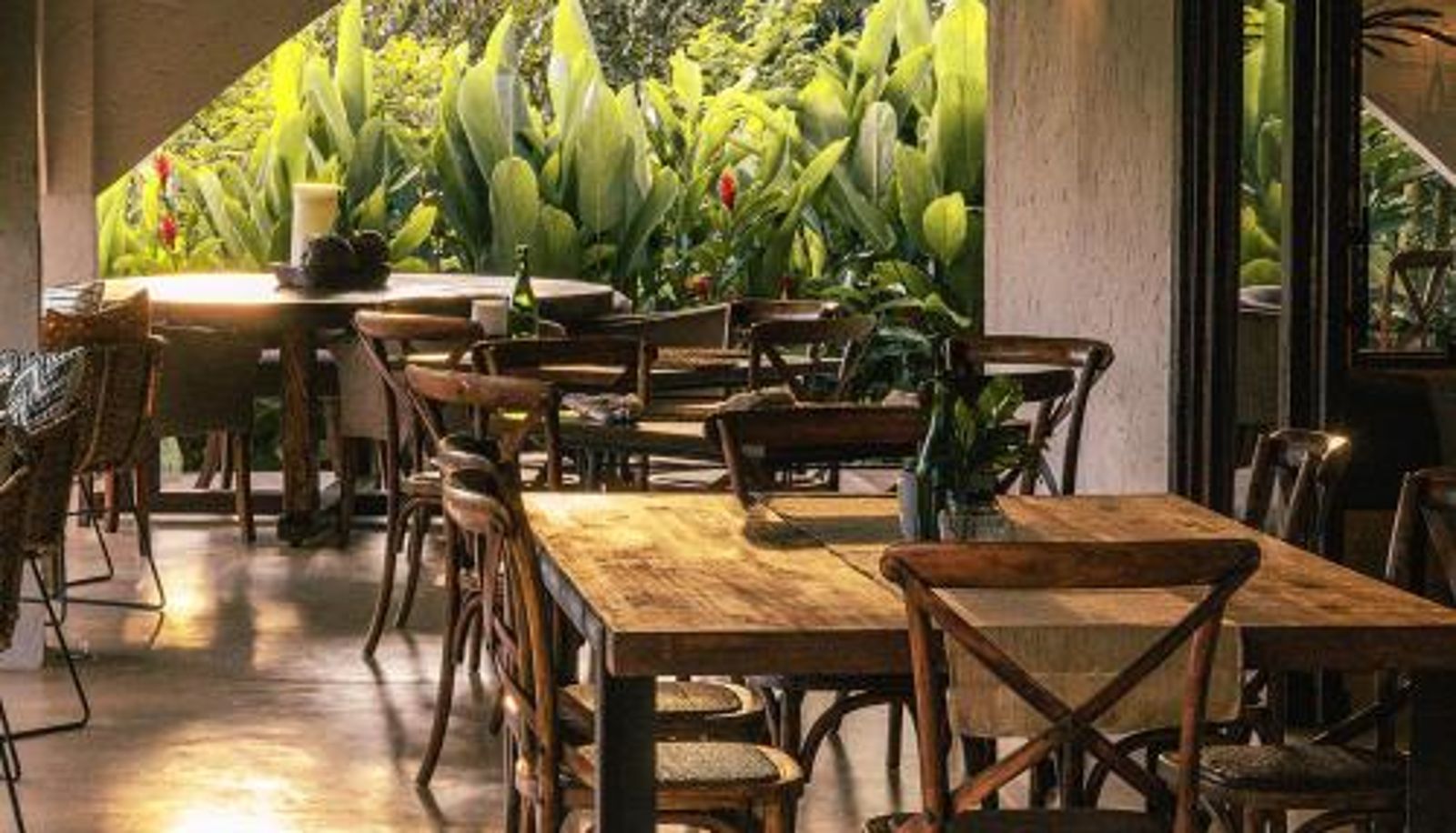 Sala de desayunos dentro del restaurante - Hotel Casa Candela