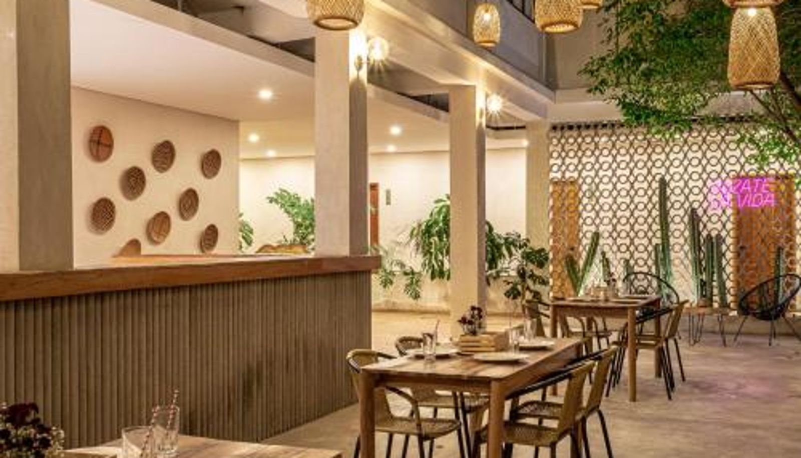 Breakfast room within the restaurant - Soy Local Santa Marta