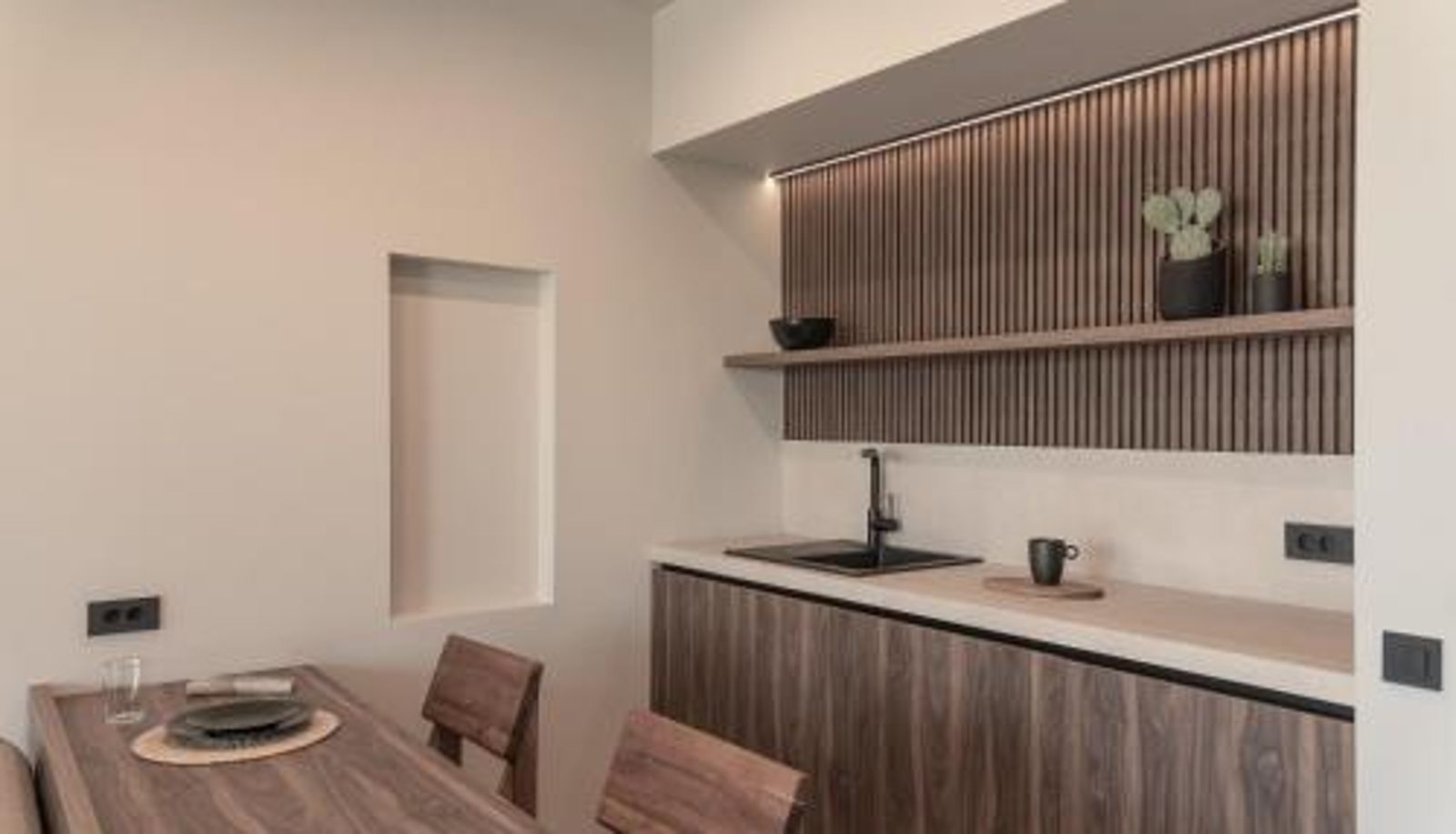 Kitchen - AKU Suites with private pools